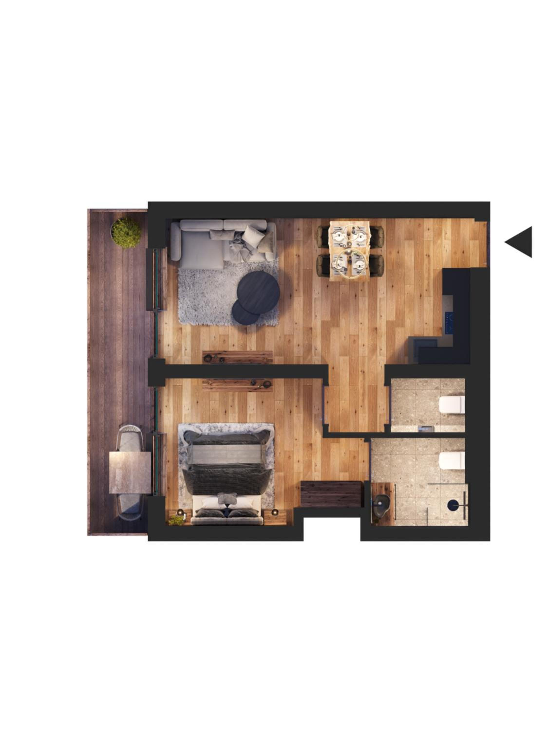 Alpine Suite Forest Balkon