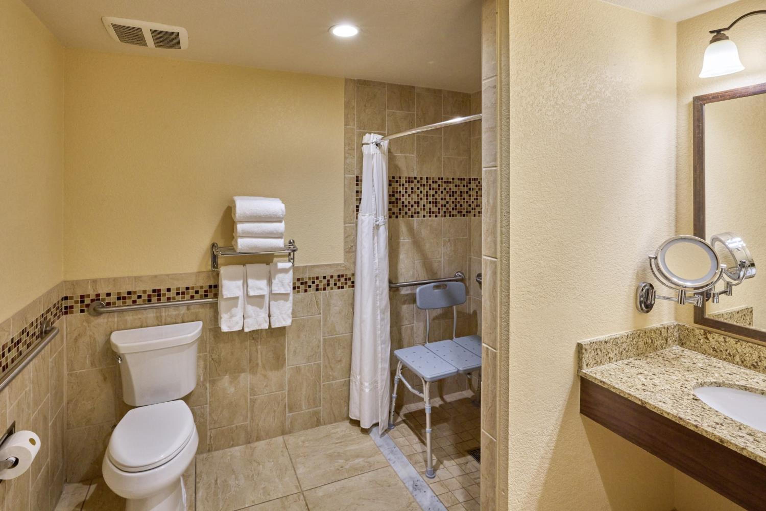 Deluxe King Room with Roll-In Shower - Mobility and Hearing Accessible/Non-Smoking photo 2