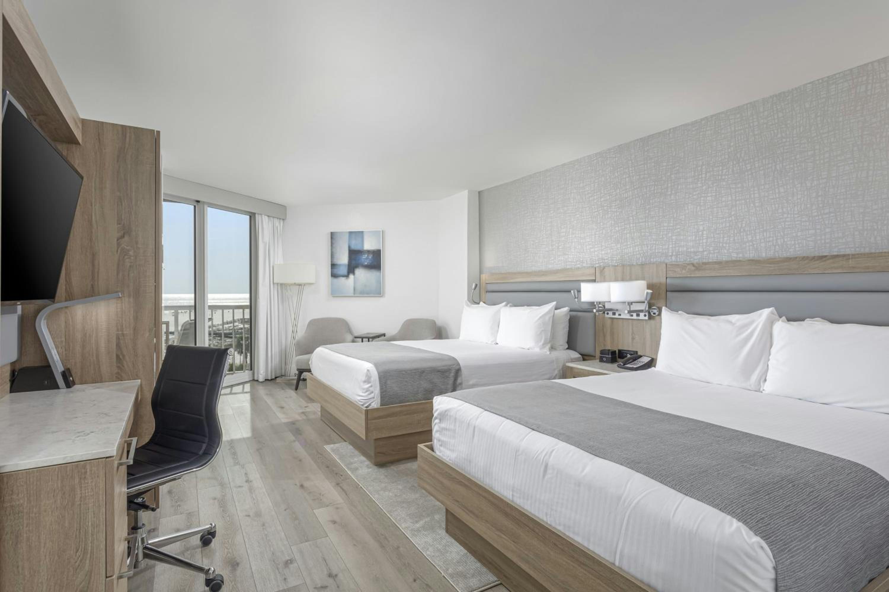 Standard Queen Room with Two Queen Beds and Partial Gulf View - Photo 1