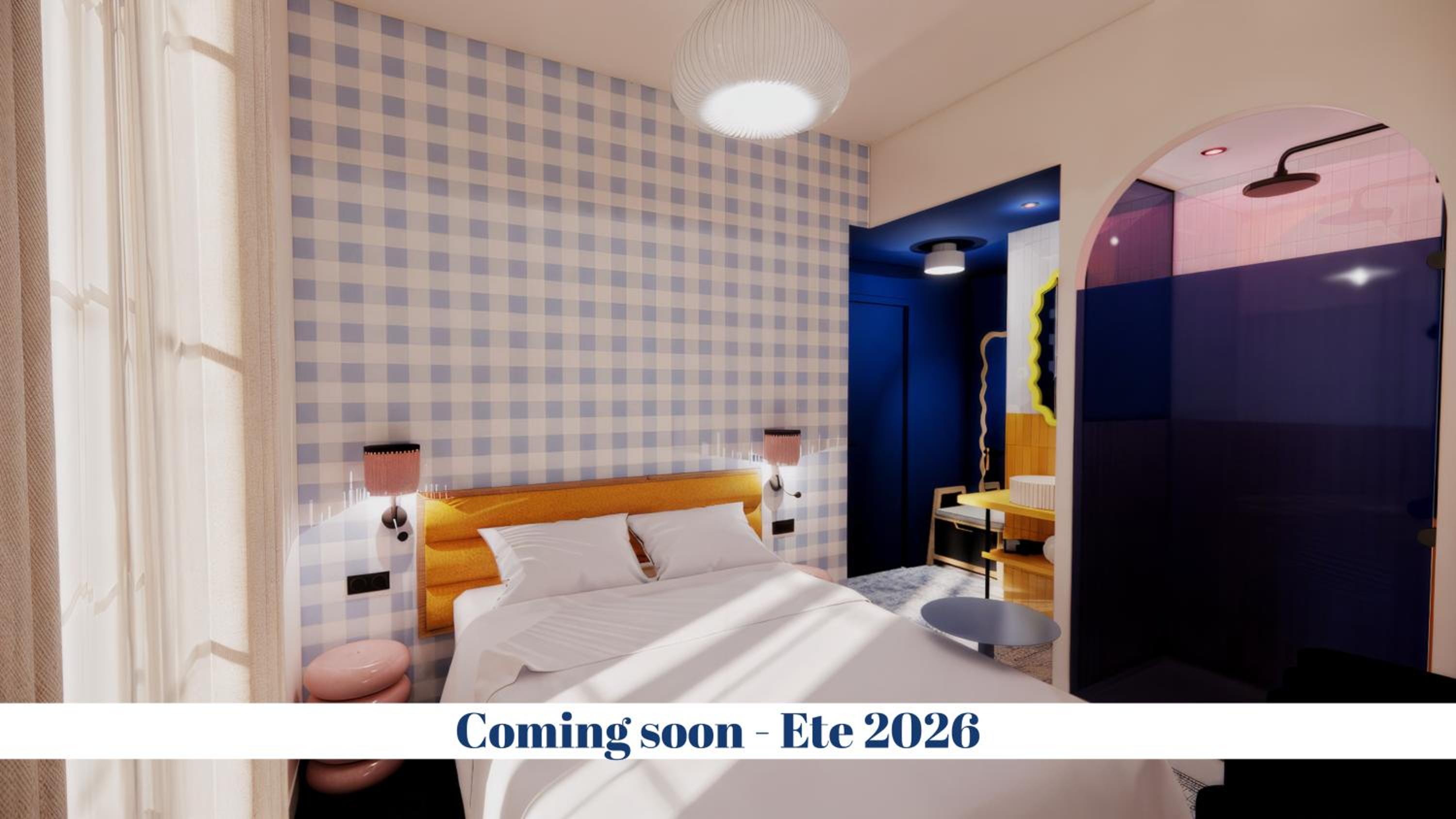 Room with One Double Bed and Sofa