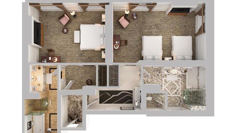 Deluxe Family Two-Bedroom Suite with No View