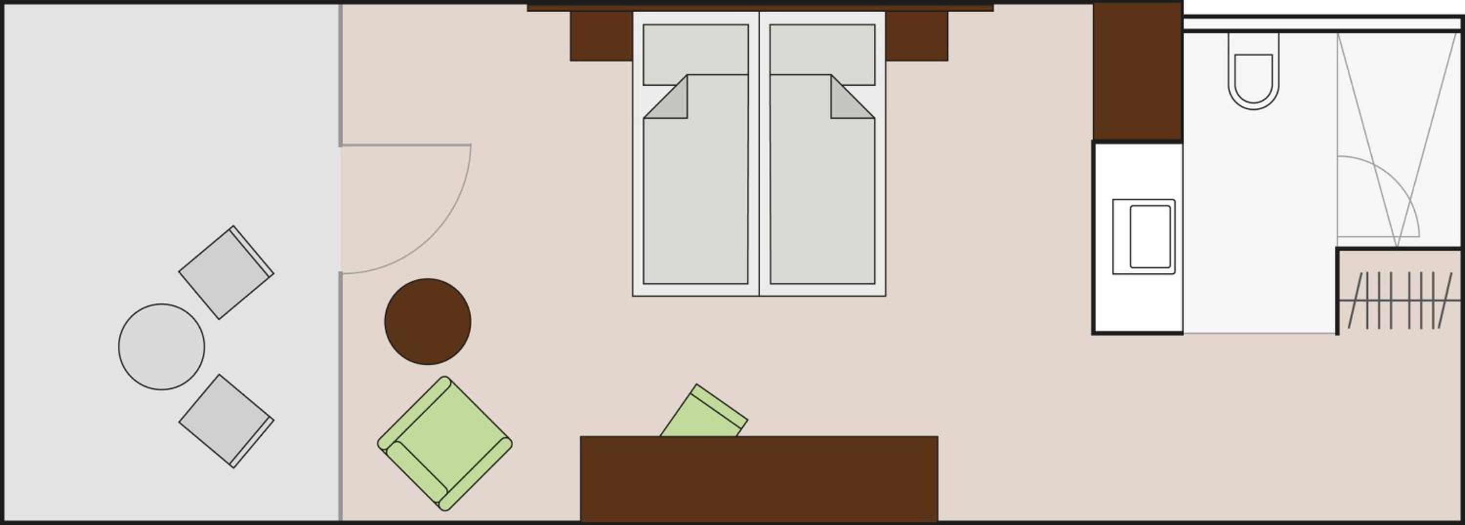 Premium Double Room with Balcony photo 3