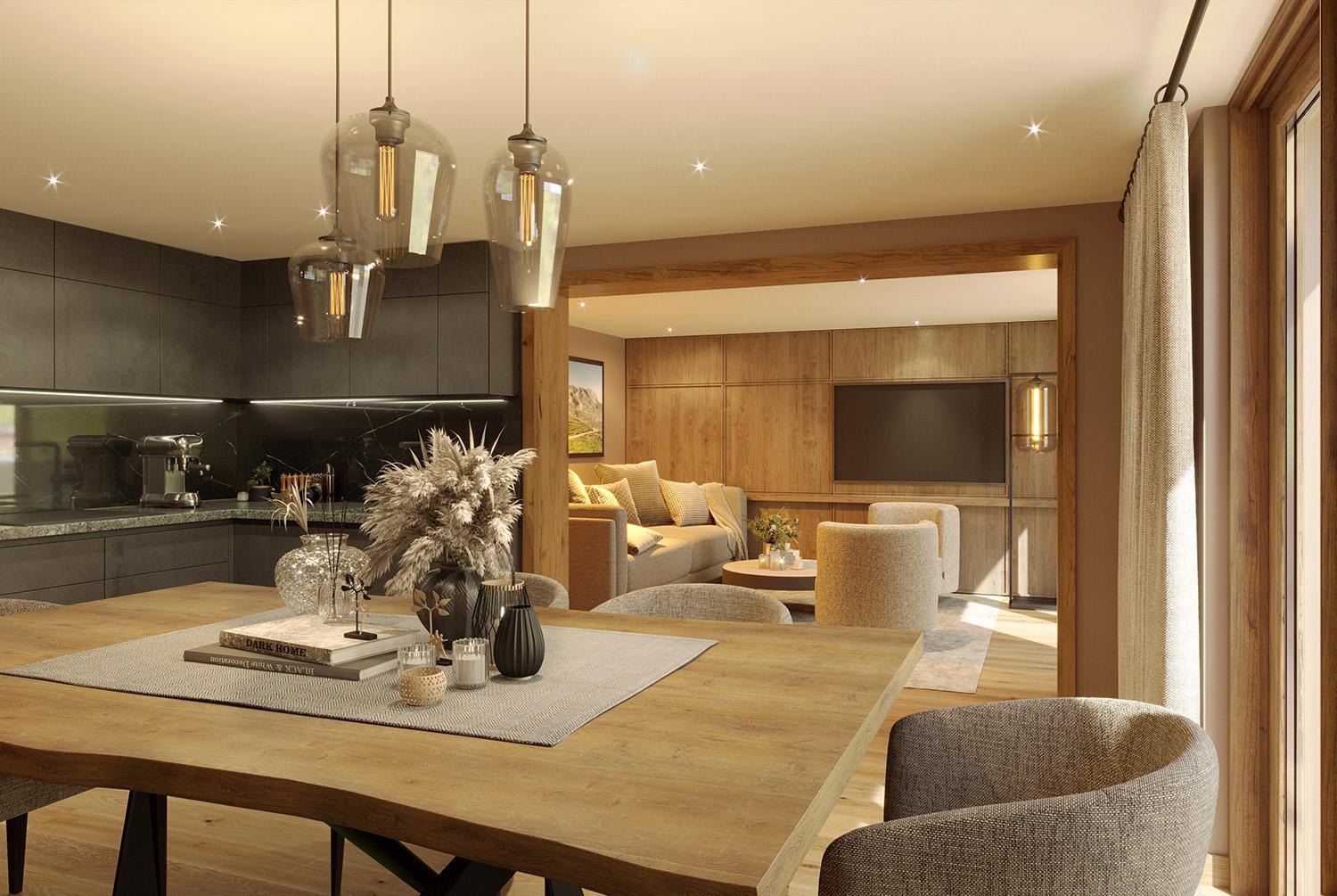 Two-Bedroom Apartment with Balcony