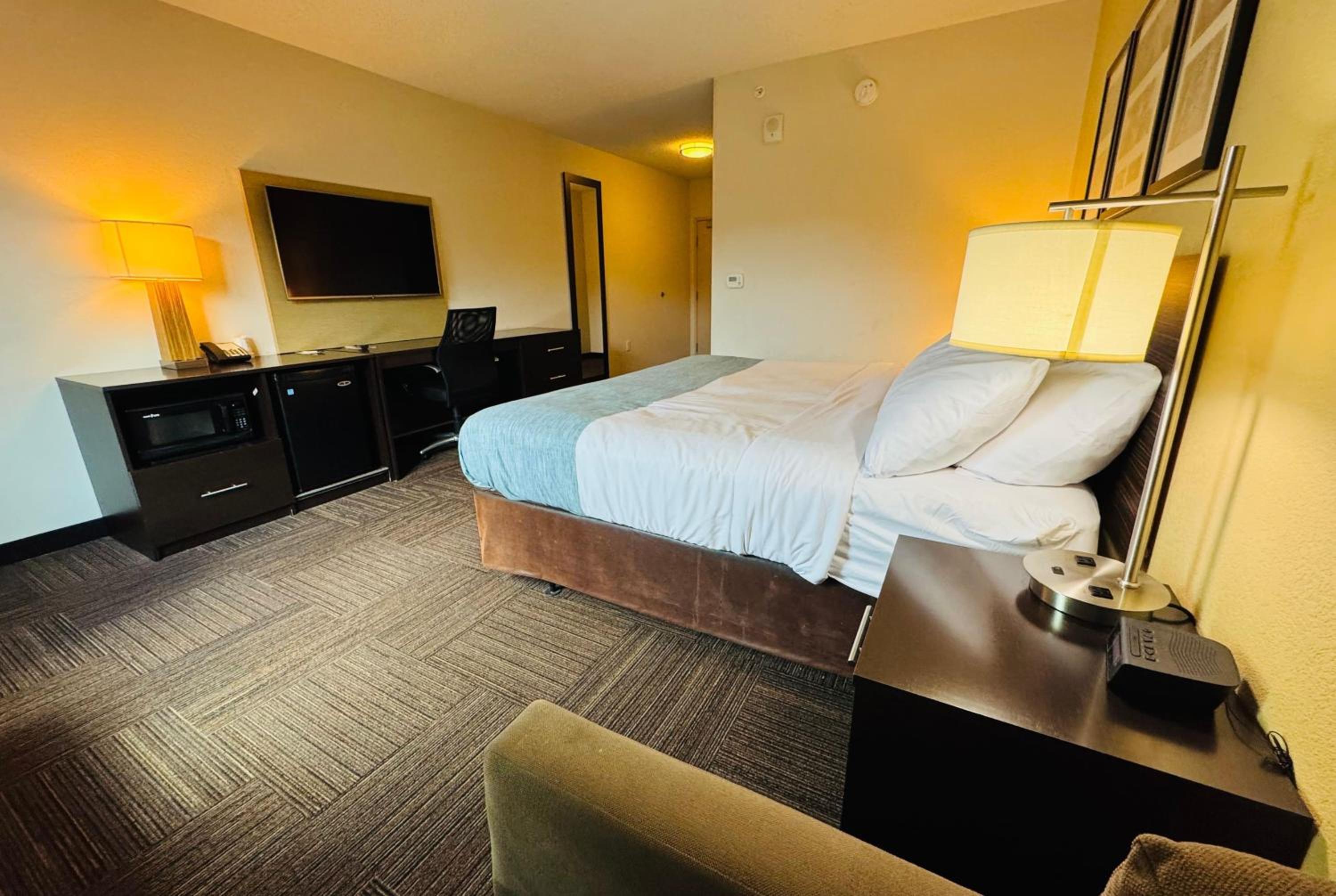 King Room with Mobility/Hearing Access and Roll-In Shower, Non-Smoking - Photo 1
