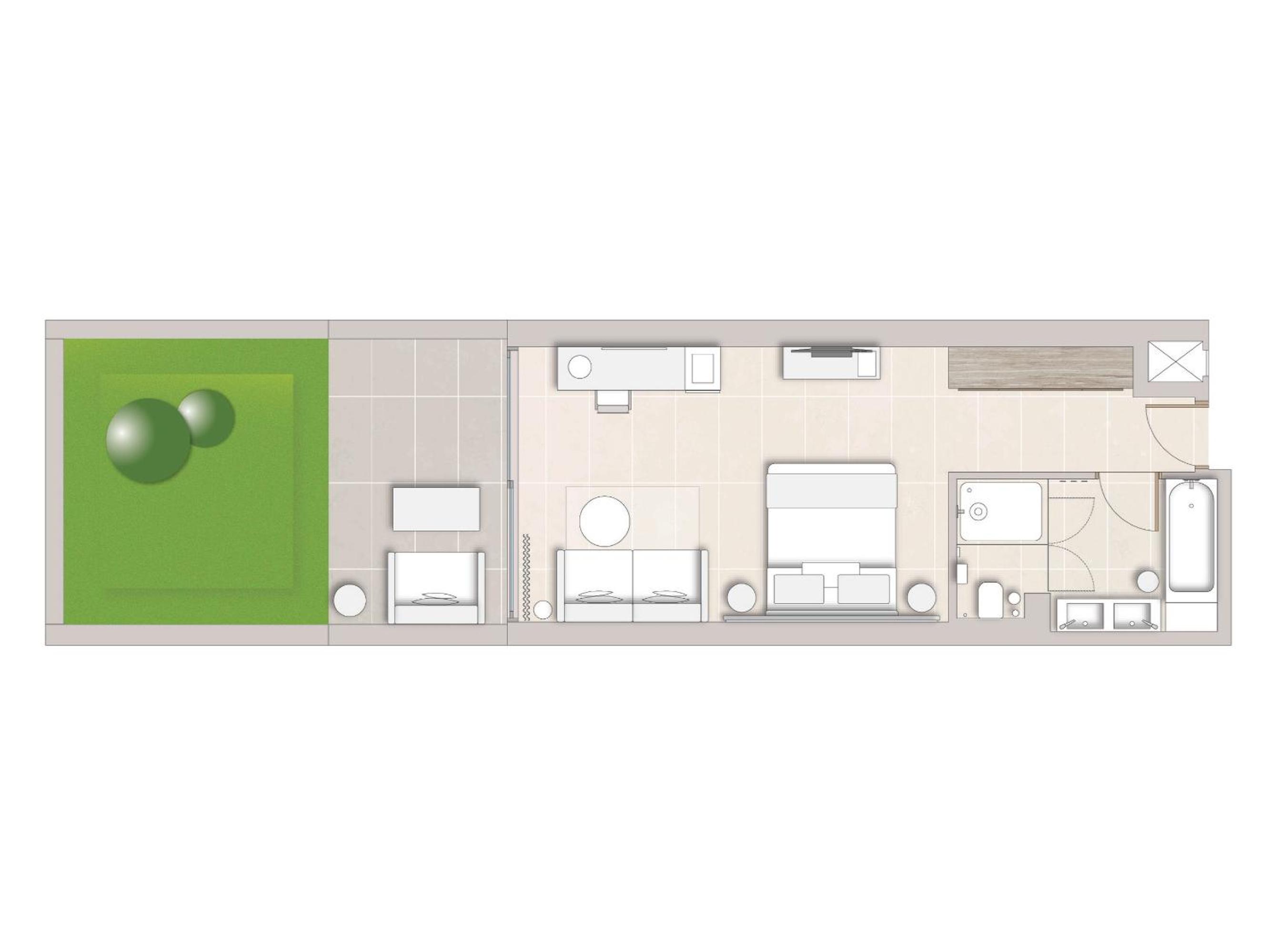 Junior Suite Private Garden