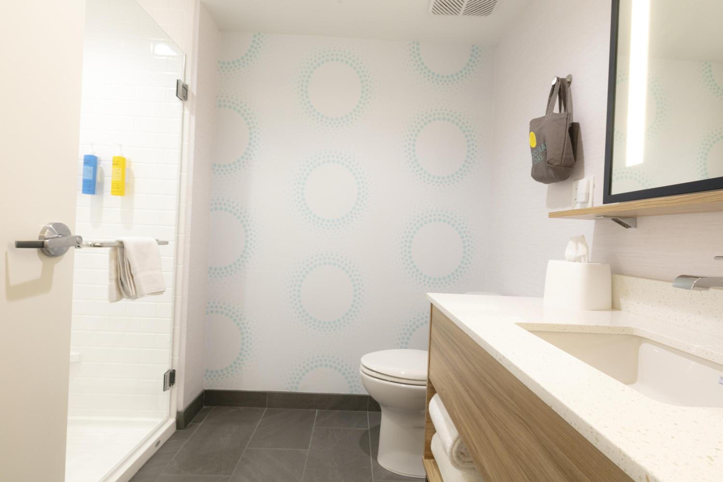Queen Room with Two Queen Beds and Walk-In Shower