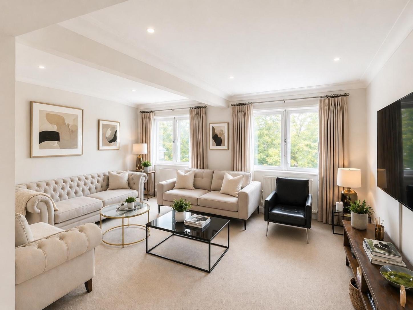 Three-Bedroom Apartment with Park View photo 2