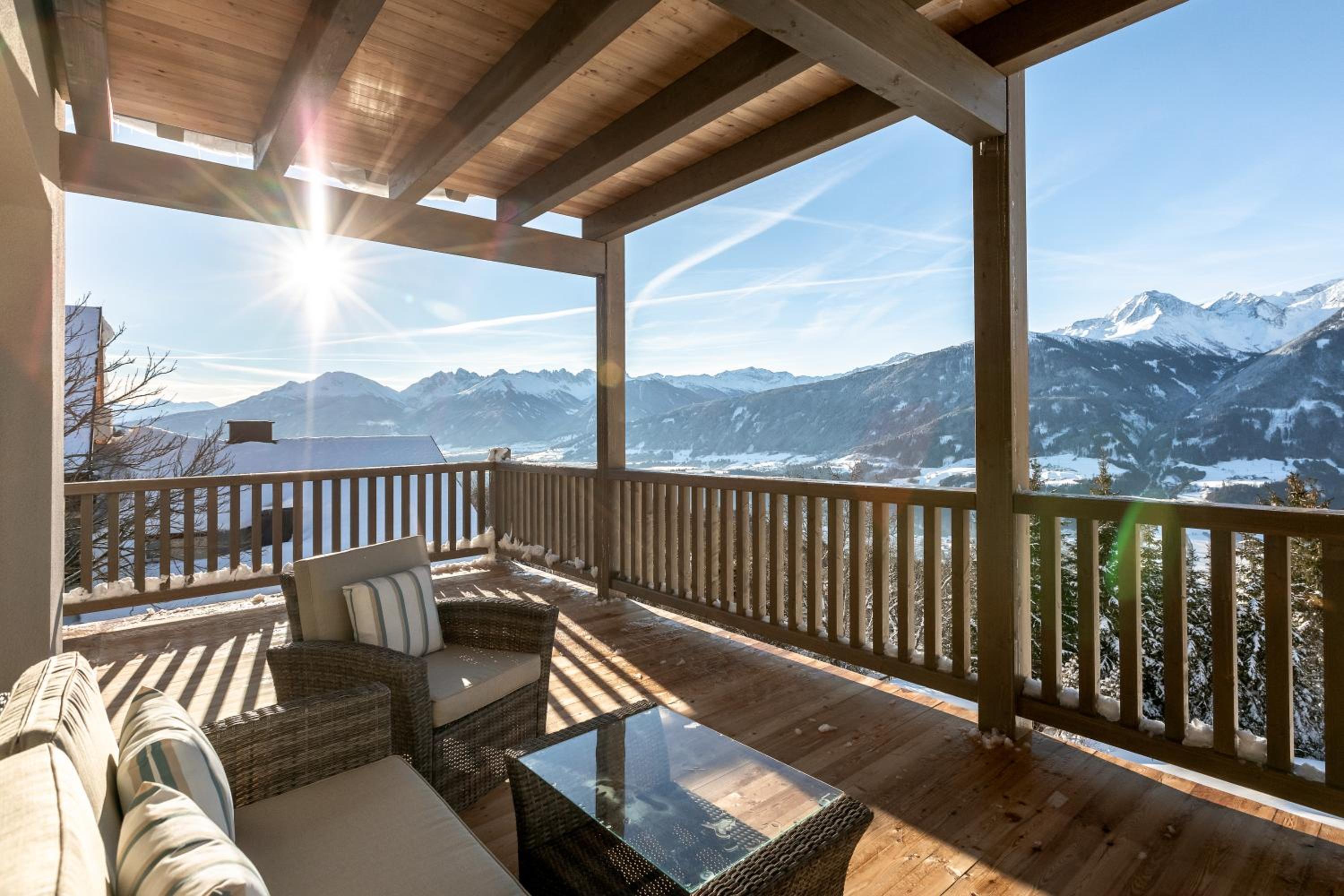 One-Bedroom Apartment with Balcony and Mountain View