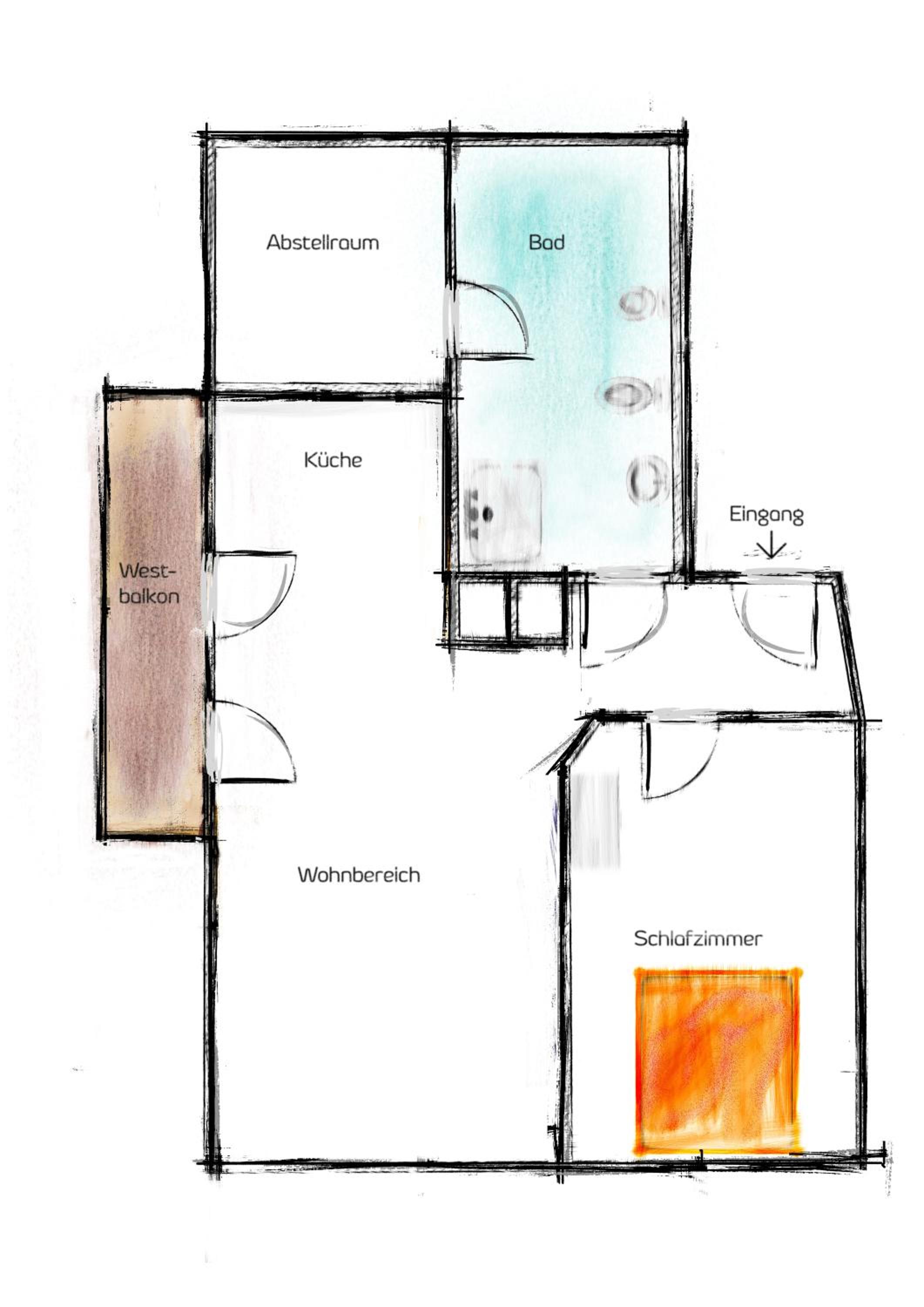 Large Apartment with Balcony photo 2