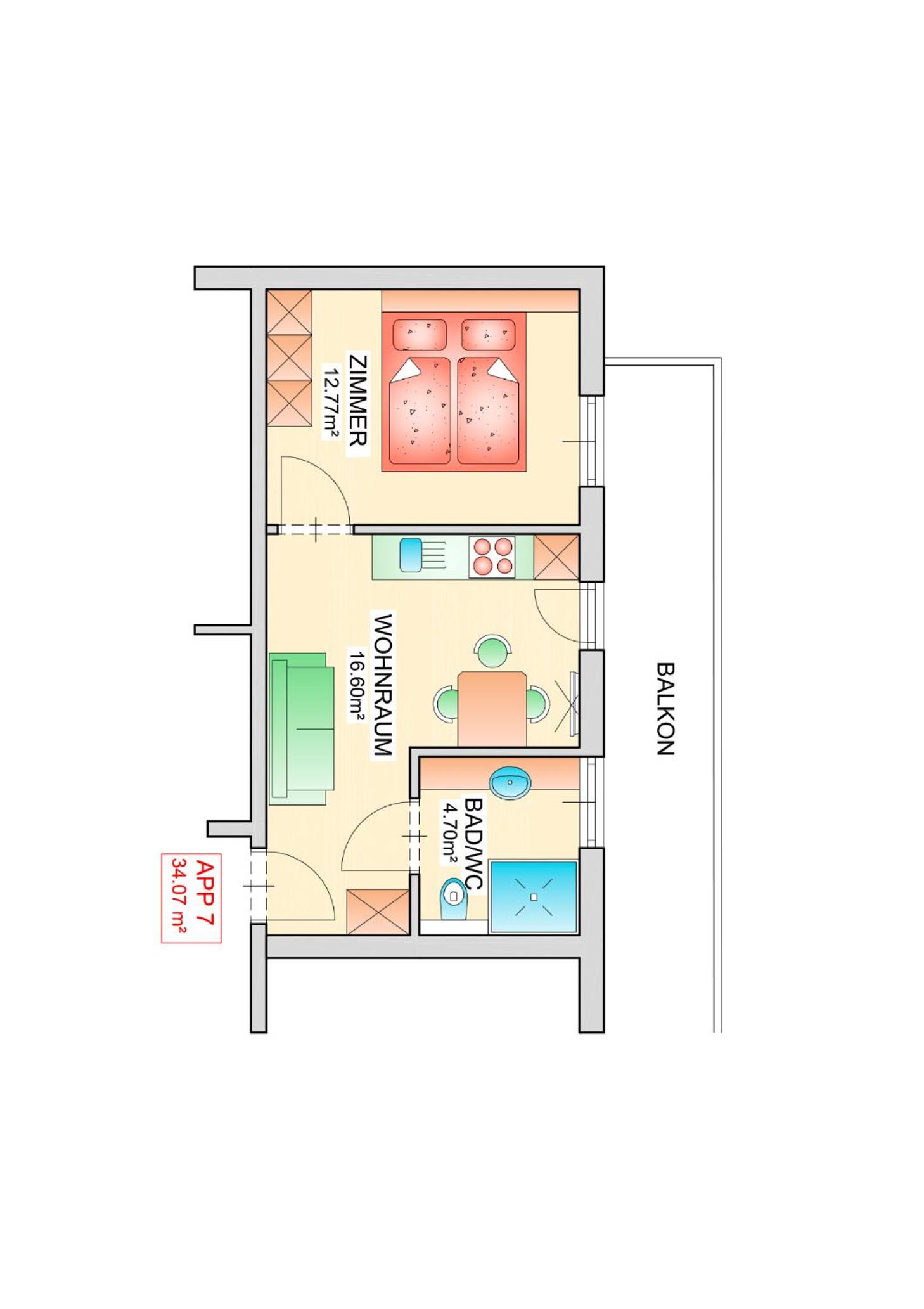 Apartment with Mountain View - Photo 8