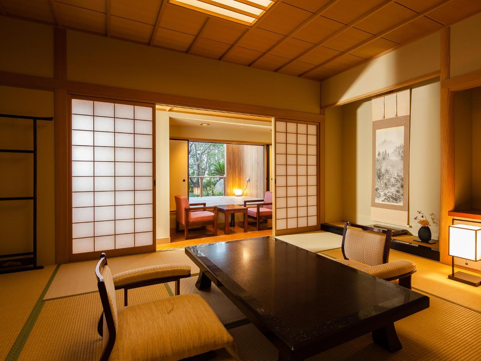 Japanese-Style Quadruple Room with Open Air Bath - Non Smoking