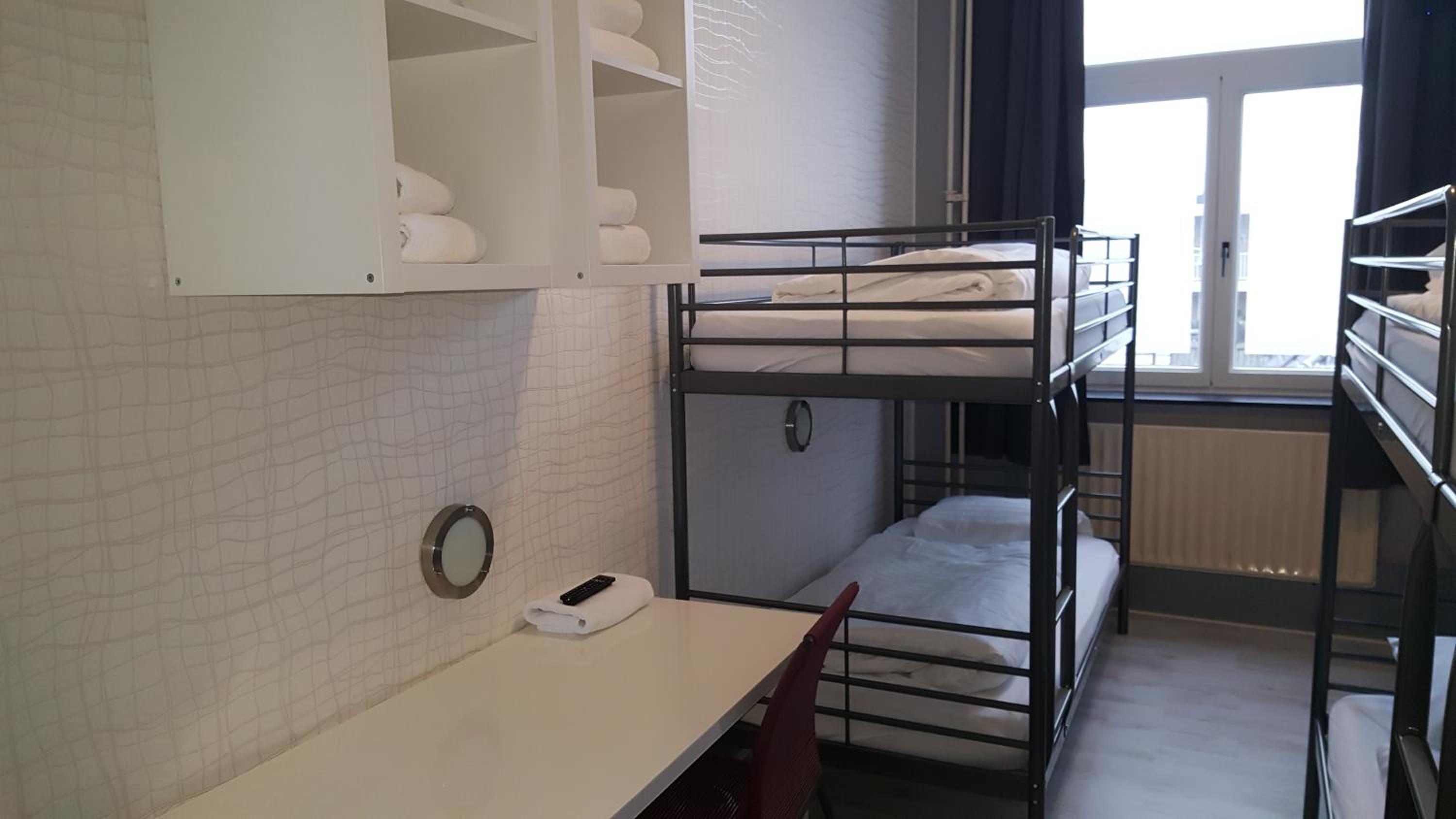 Quadruple Room with Bunk Beds and Shared Bathroom