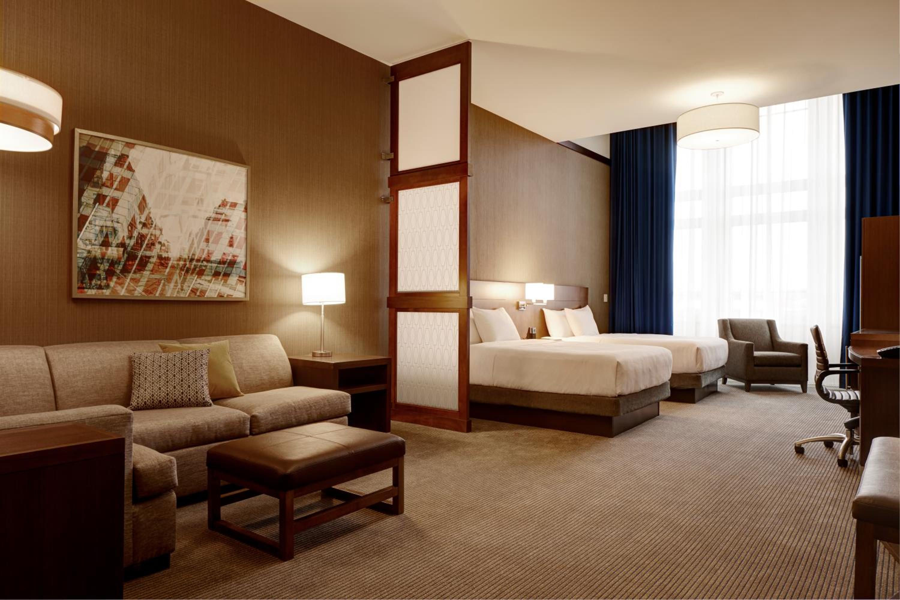 Queen Room with Two Queen Beds and Sofa Bed