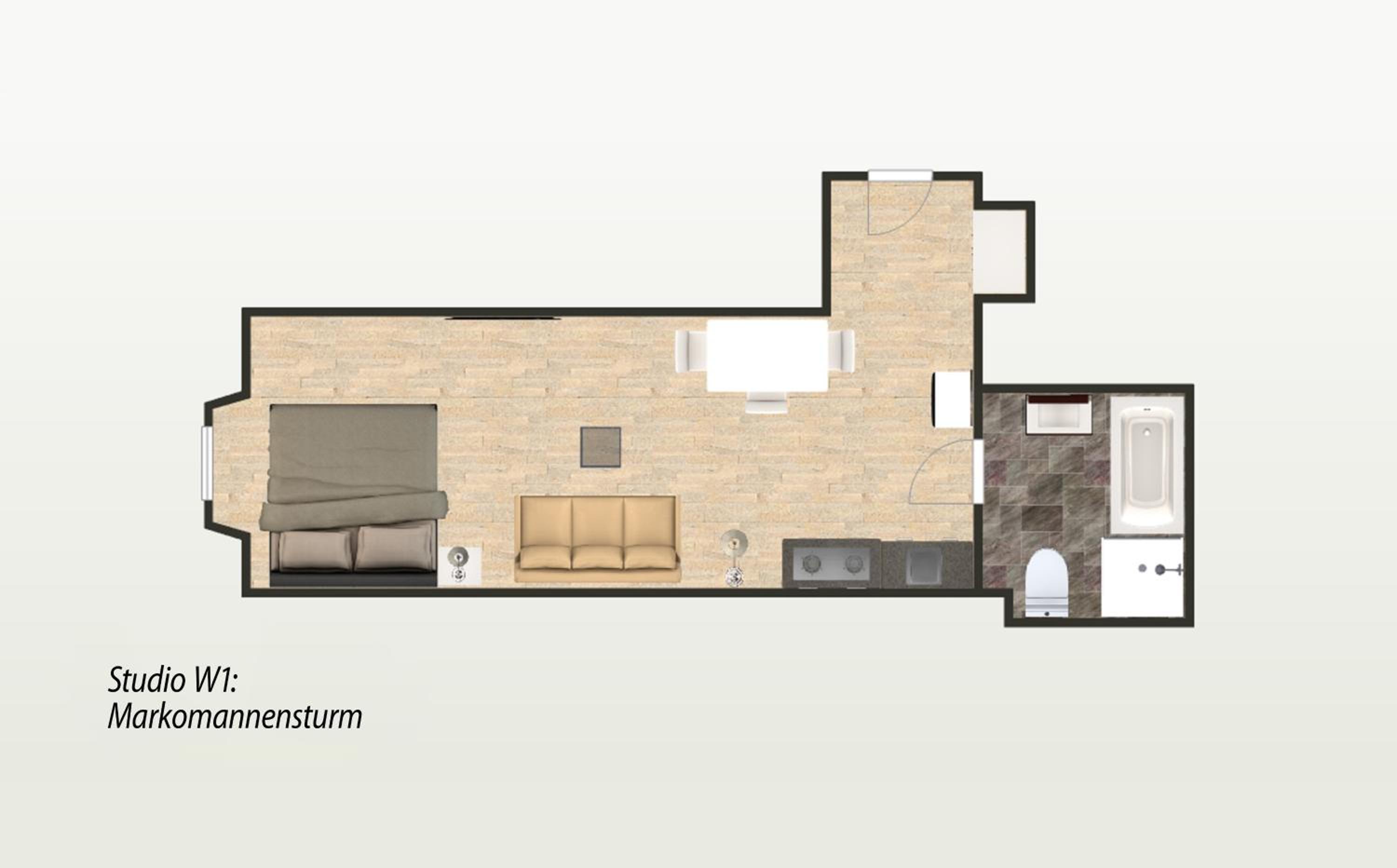 Studio Apartment - Photo 5