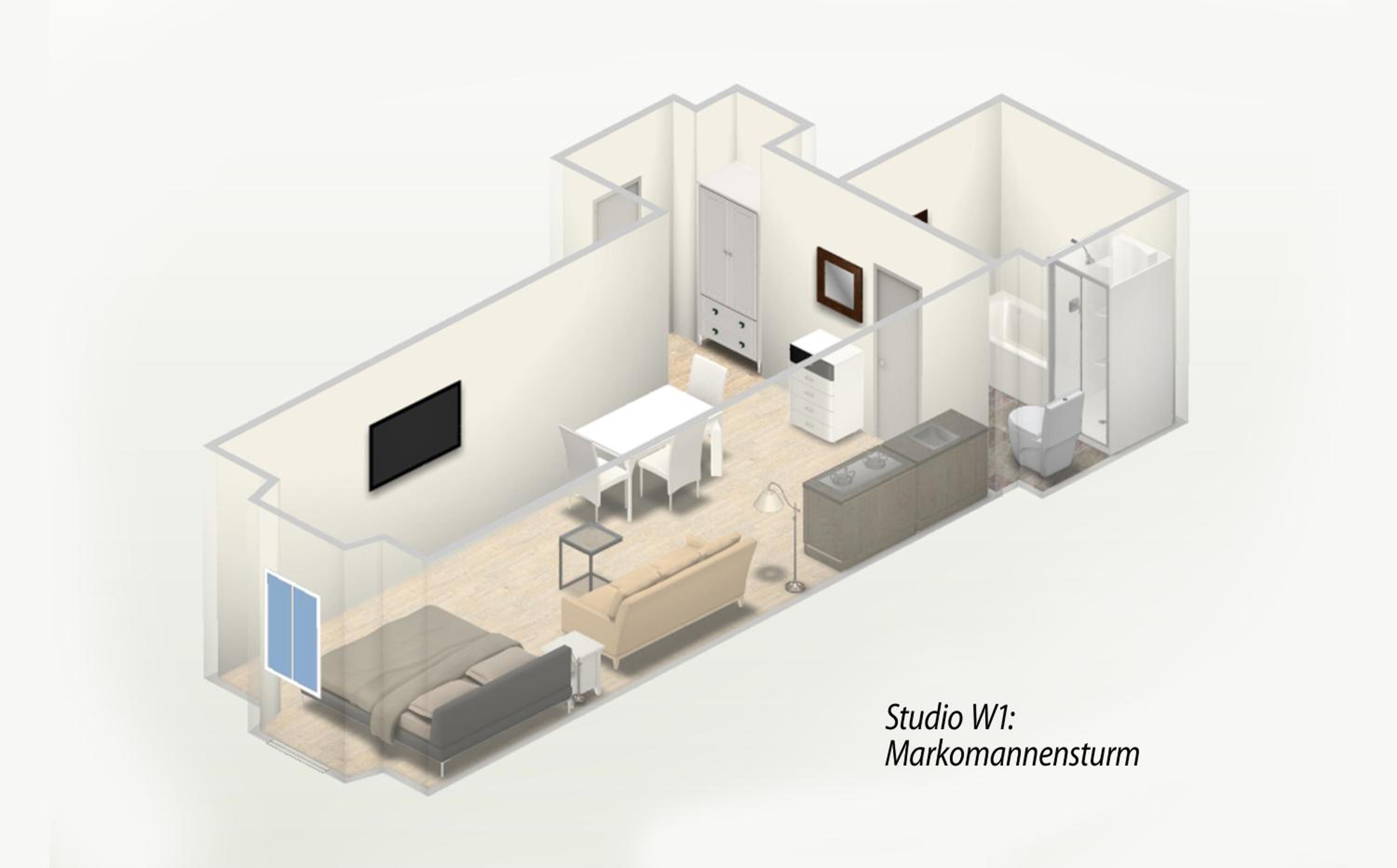 Studio Apartment - Photo 7