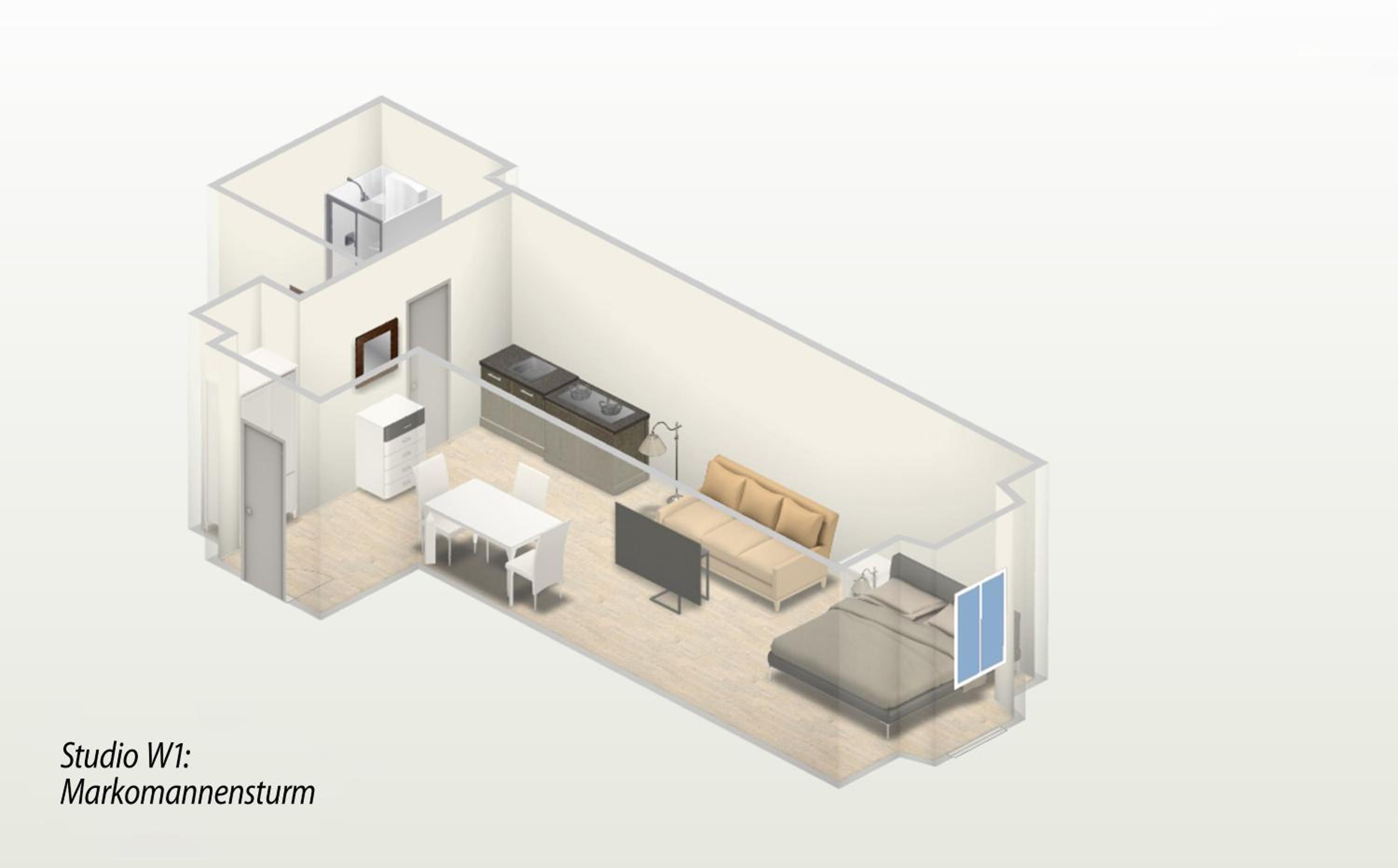 Studio Apartment - Photo 6