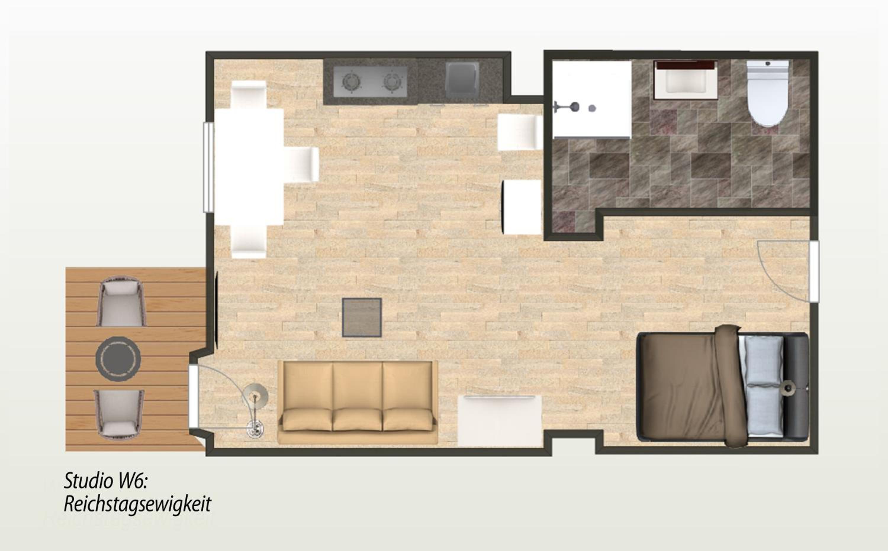 Apartment with Balcony - Photo 8