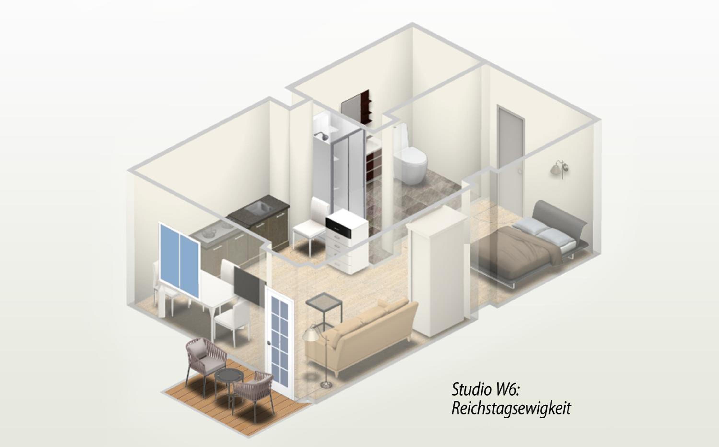 Apartment with Balcony - Photo 2