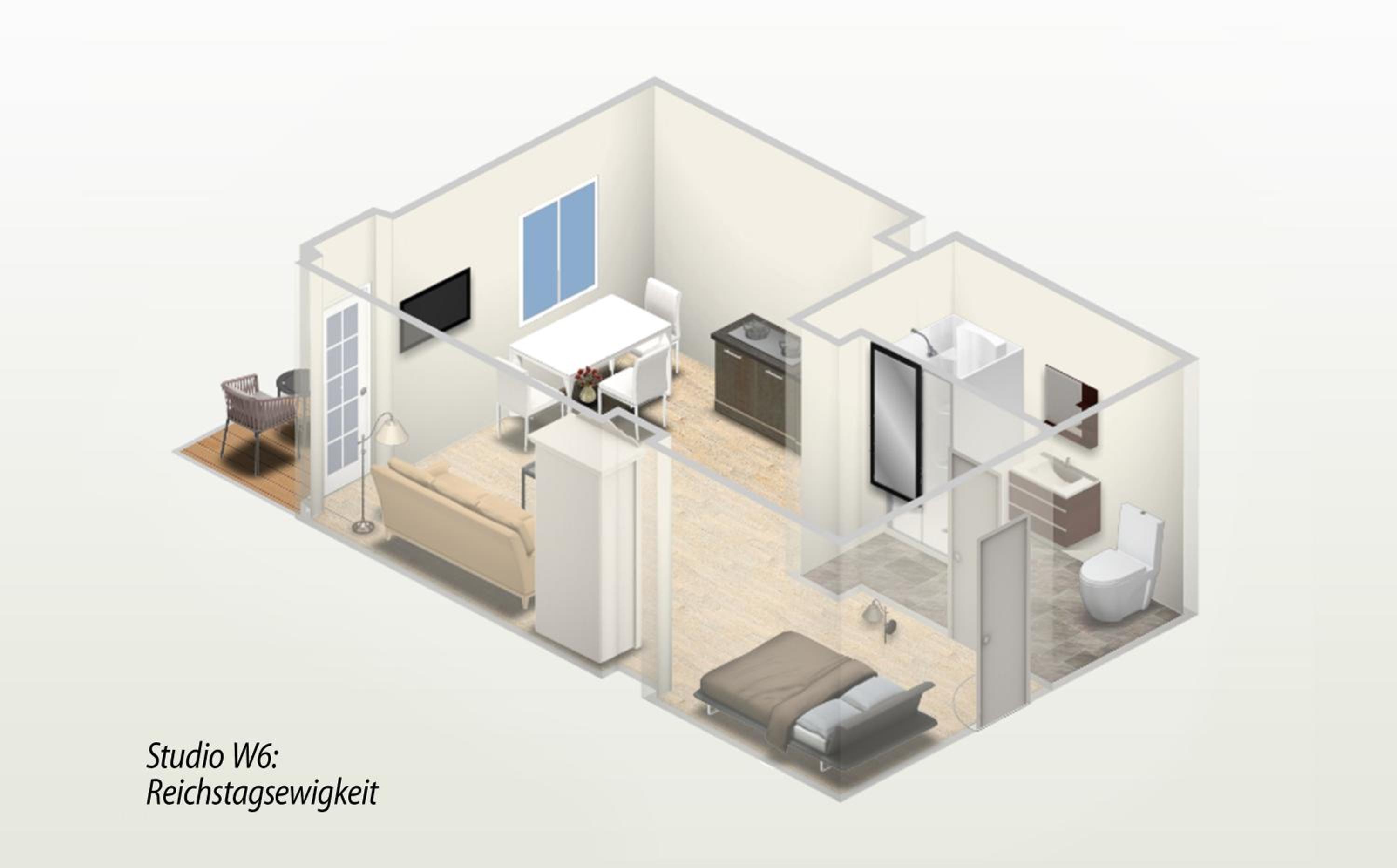 Apartment with Balcony - Photo 3