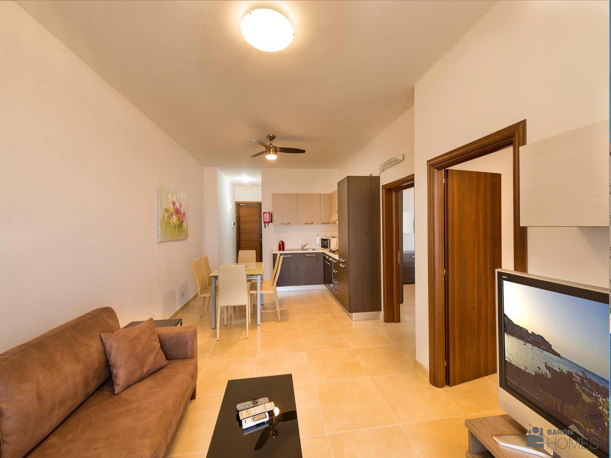 Two-Bedroom Deluxe Apartment with Balcony