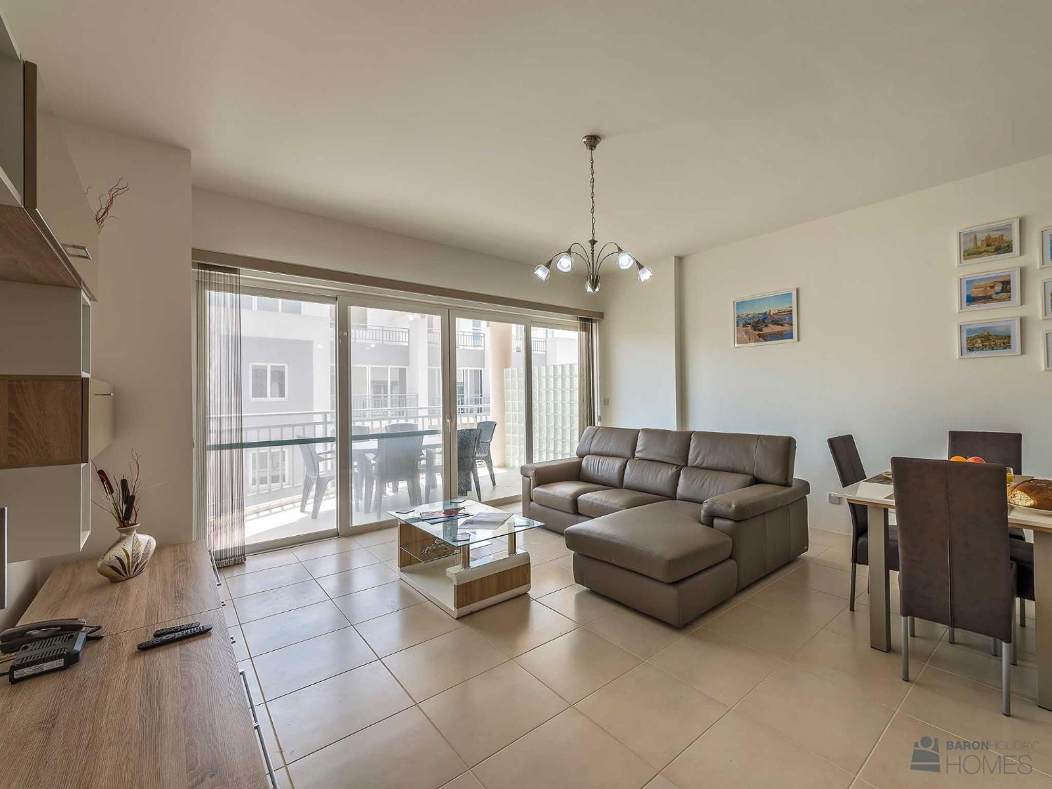 Three-Bedroom Apartment With Balcony