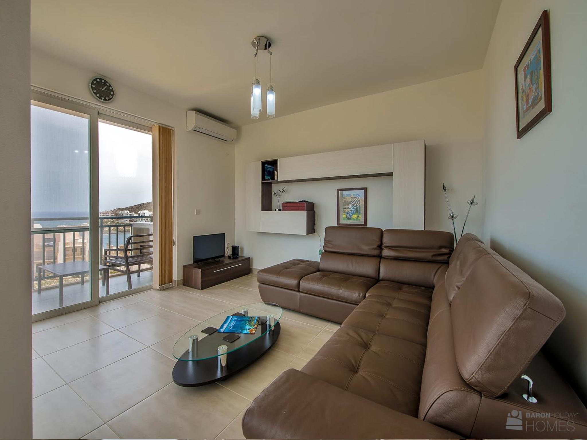 Two-Bedroom Apartment with Balcony