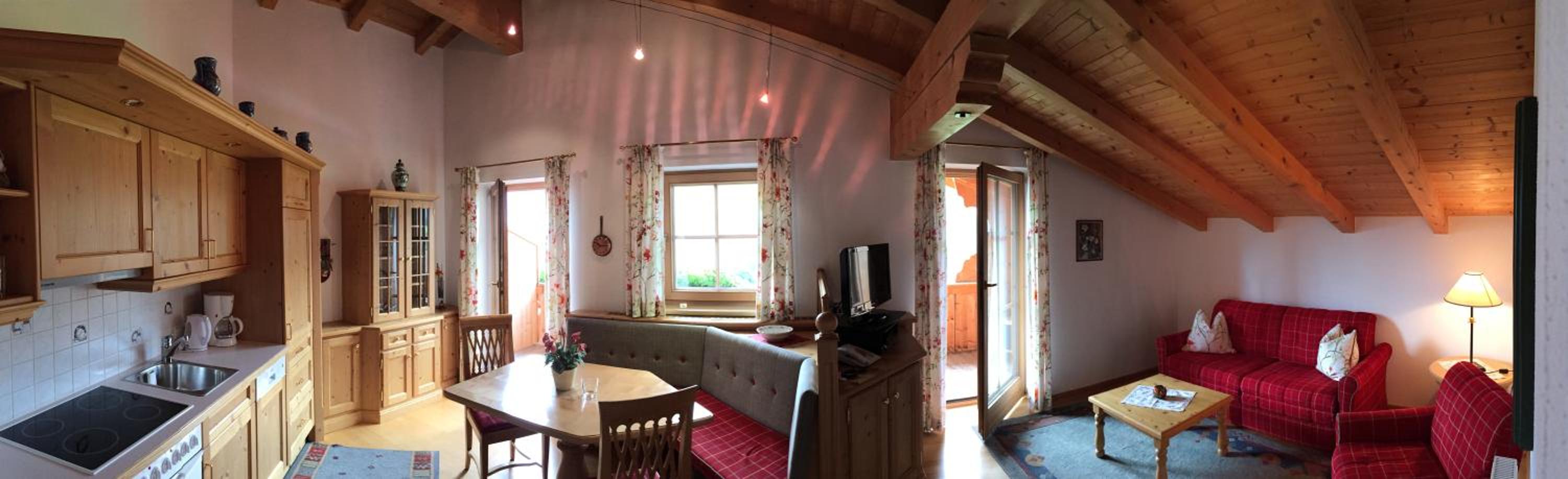 One-Bedroom Apartment with Balcony and Mountain View   photo 1