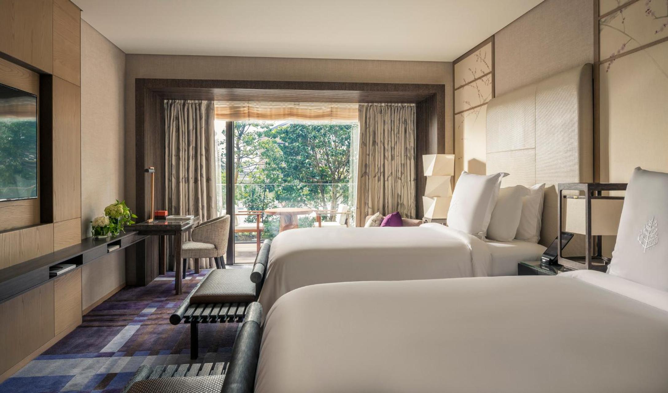 One Bedroom Tatami Dining Residence Two Double Beds, Four Seasons Hotel Kyoto
