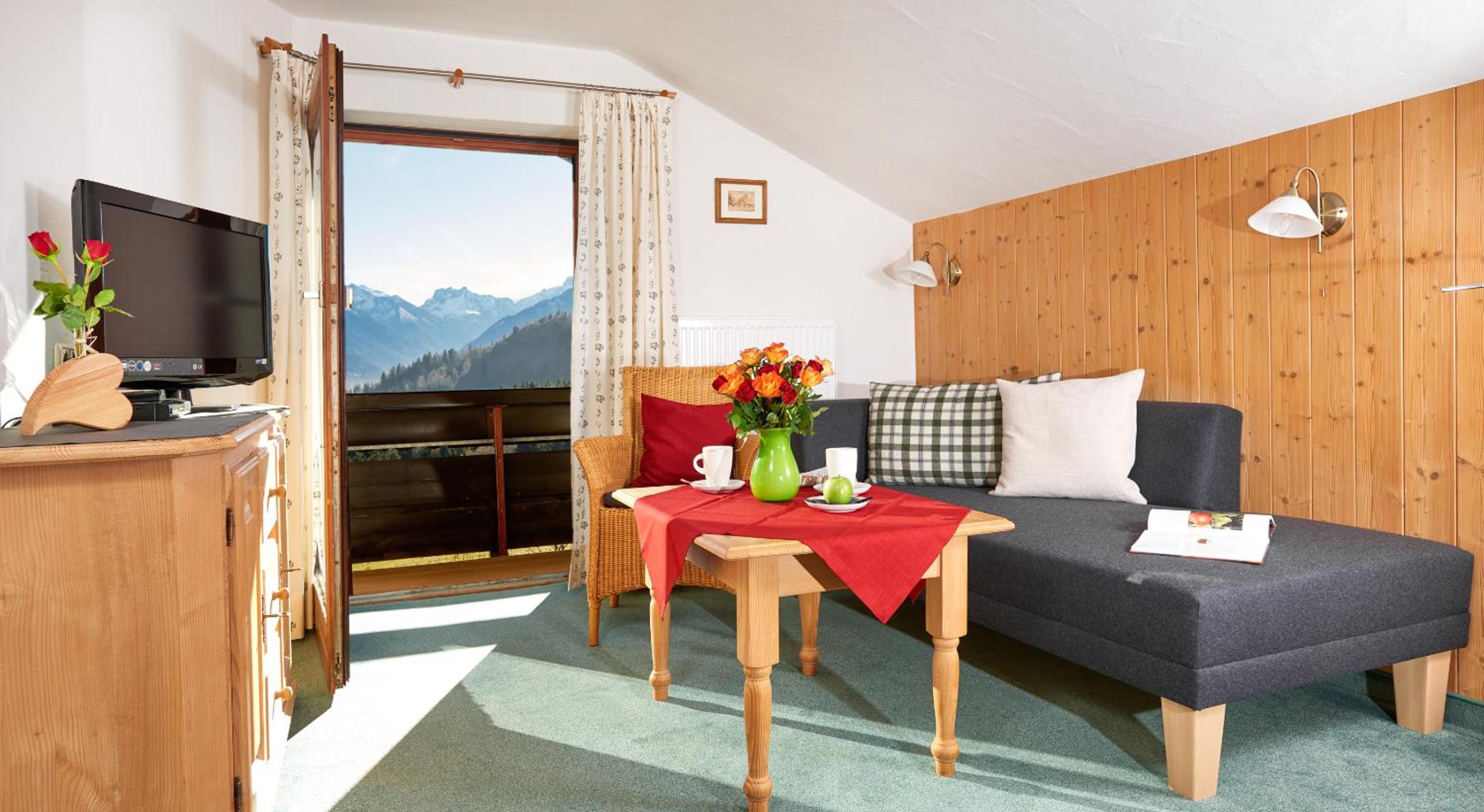 One-Bedroom Apartment with Balcony and Mountain View   photo 1