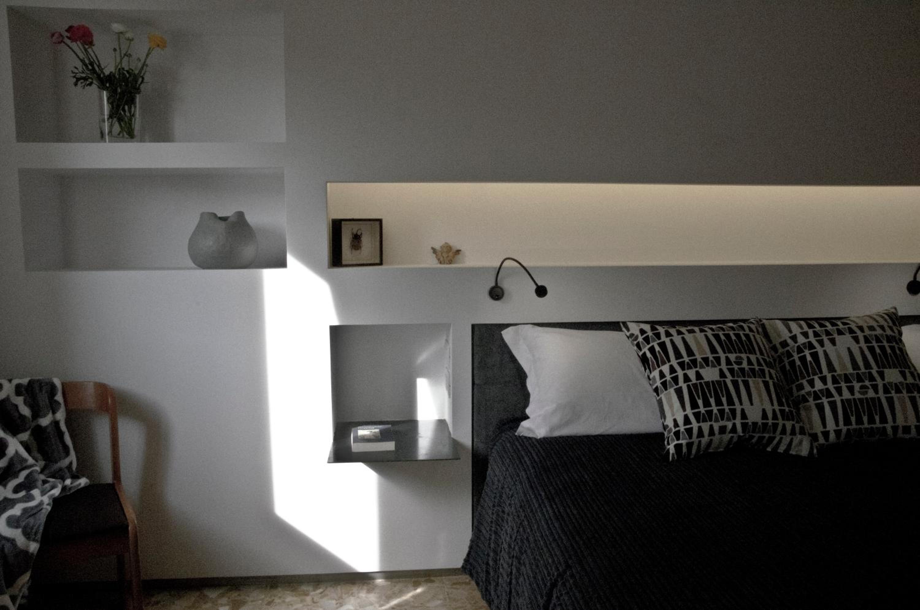 Doppel- oder Zweibettzimmer mit Stadtblick