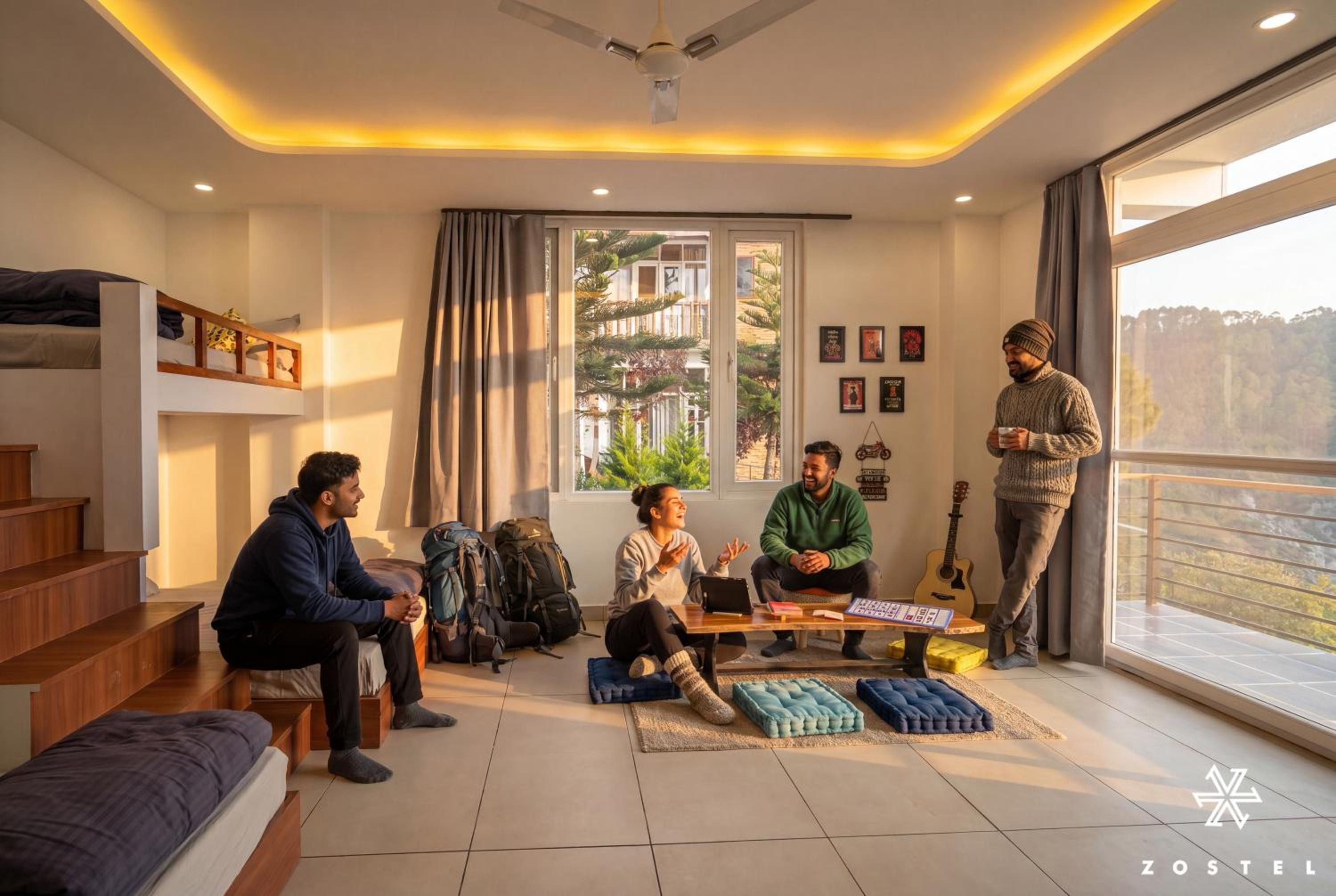 Bed in 6-Bed Mixed Dormitory Room (shared outside washroom)