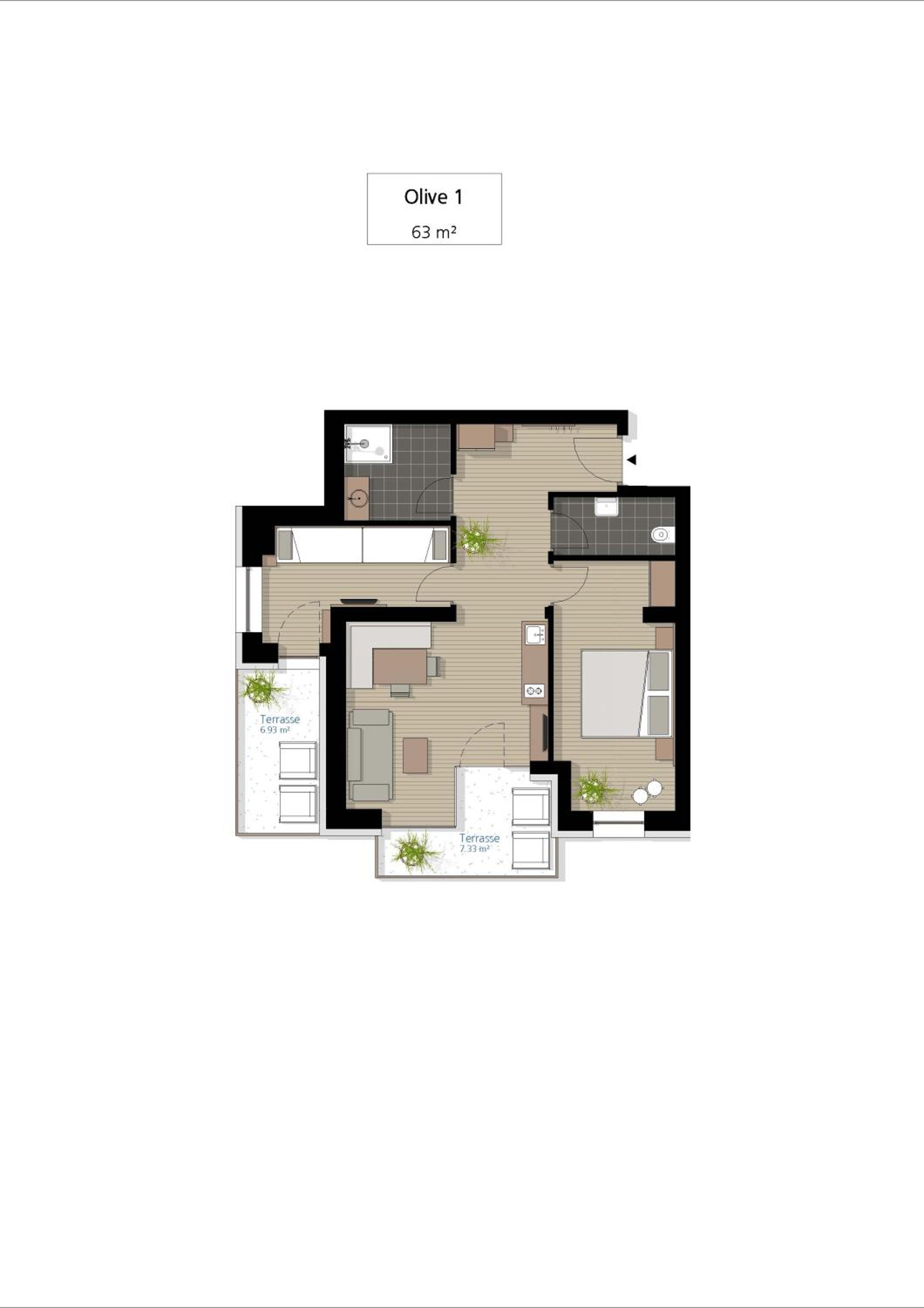 Apartment with Garden View - Photo 12