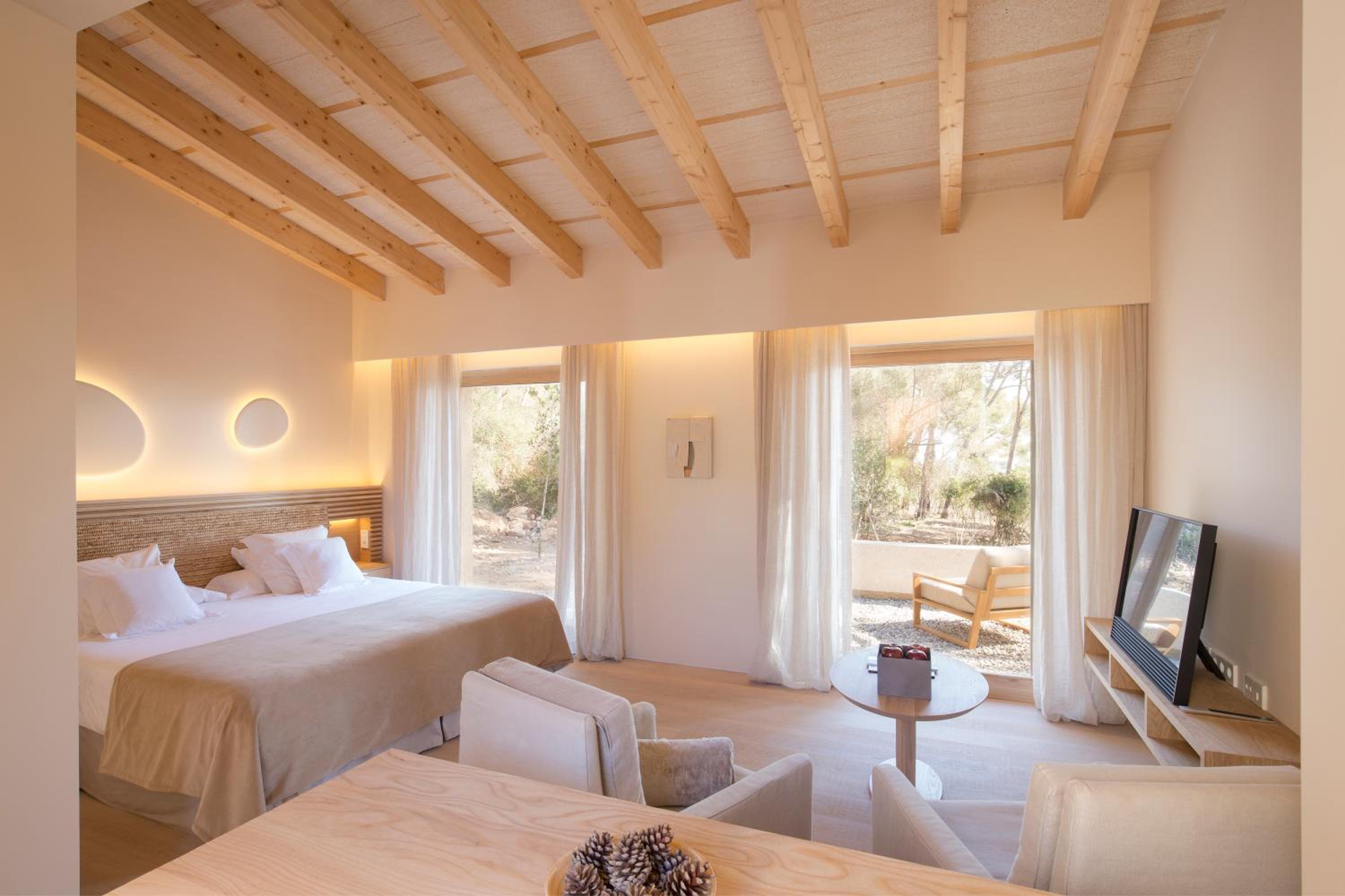 Suite con vista al jardín