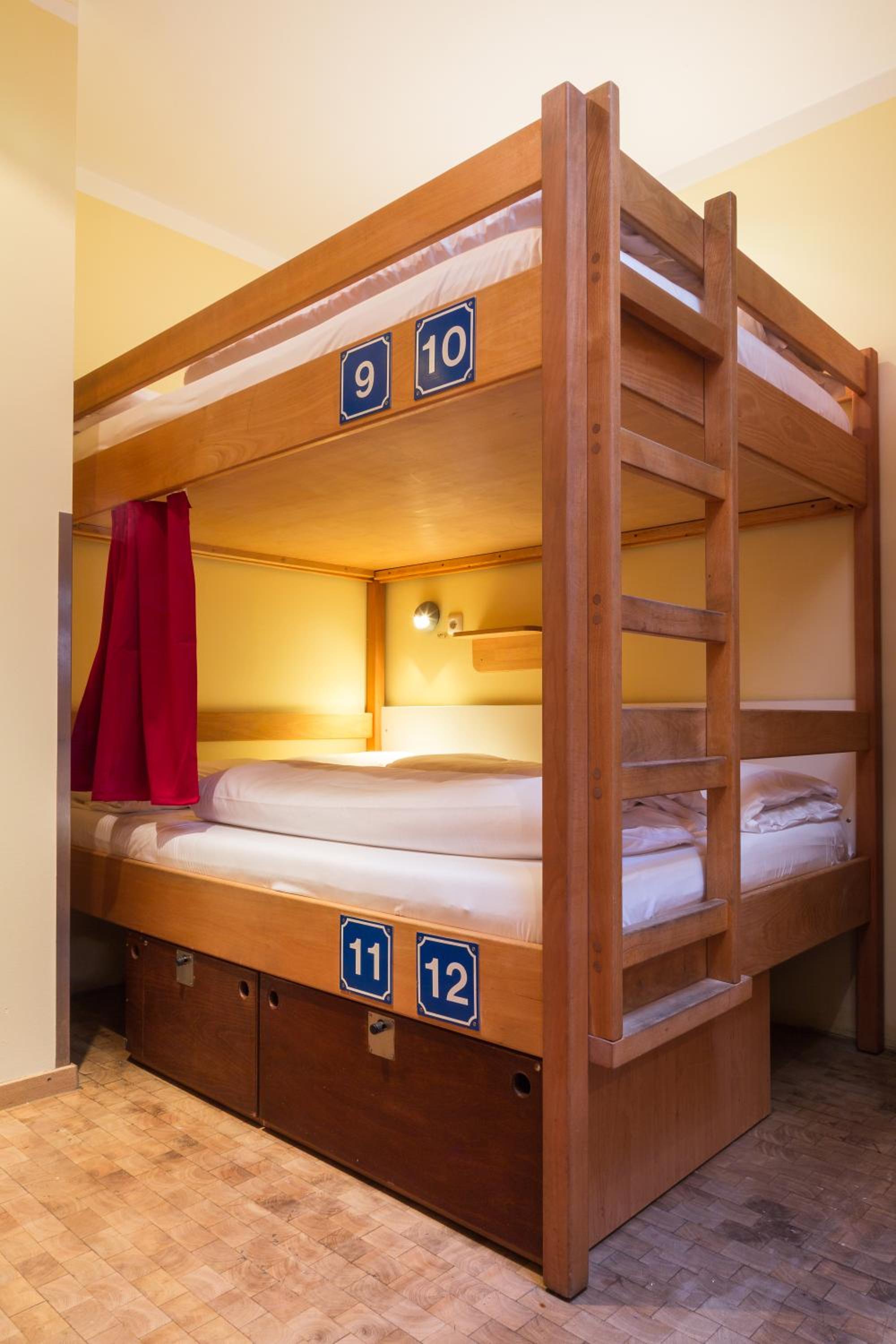 Double Bunk (for 2) in 12-Bed Female Dormitory Room with Shared Bathroom