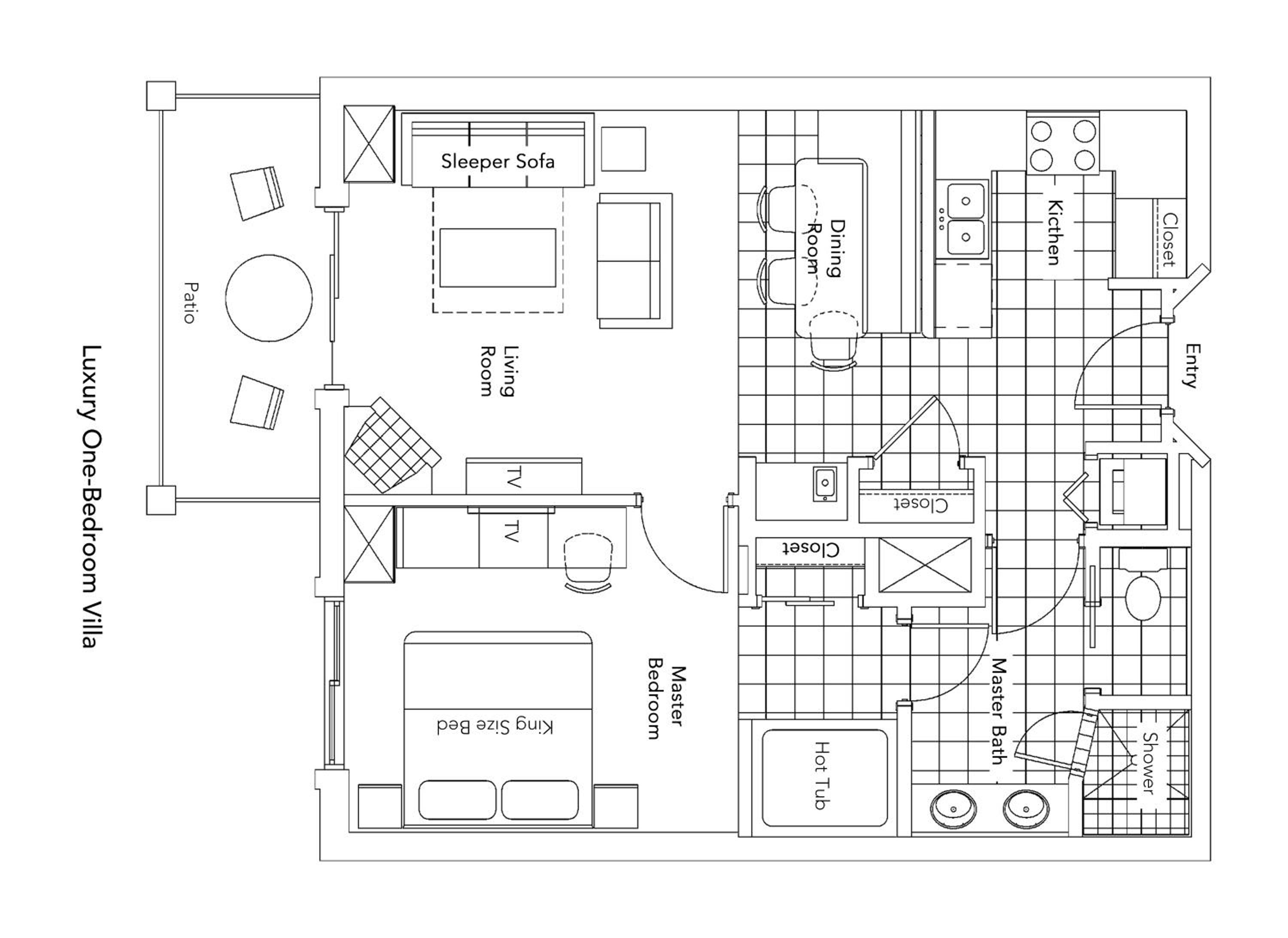 Luxury One Bedroom Villa  photo 3