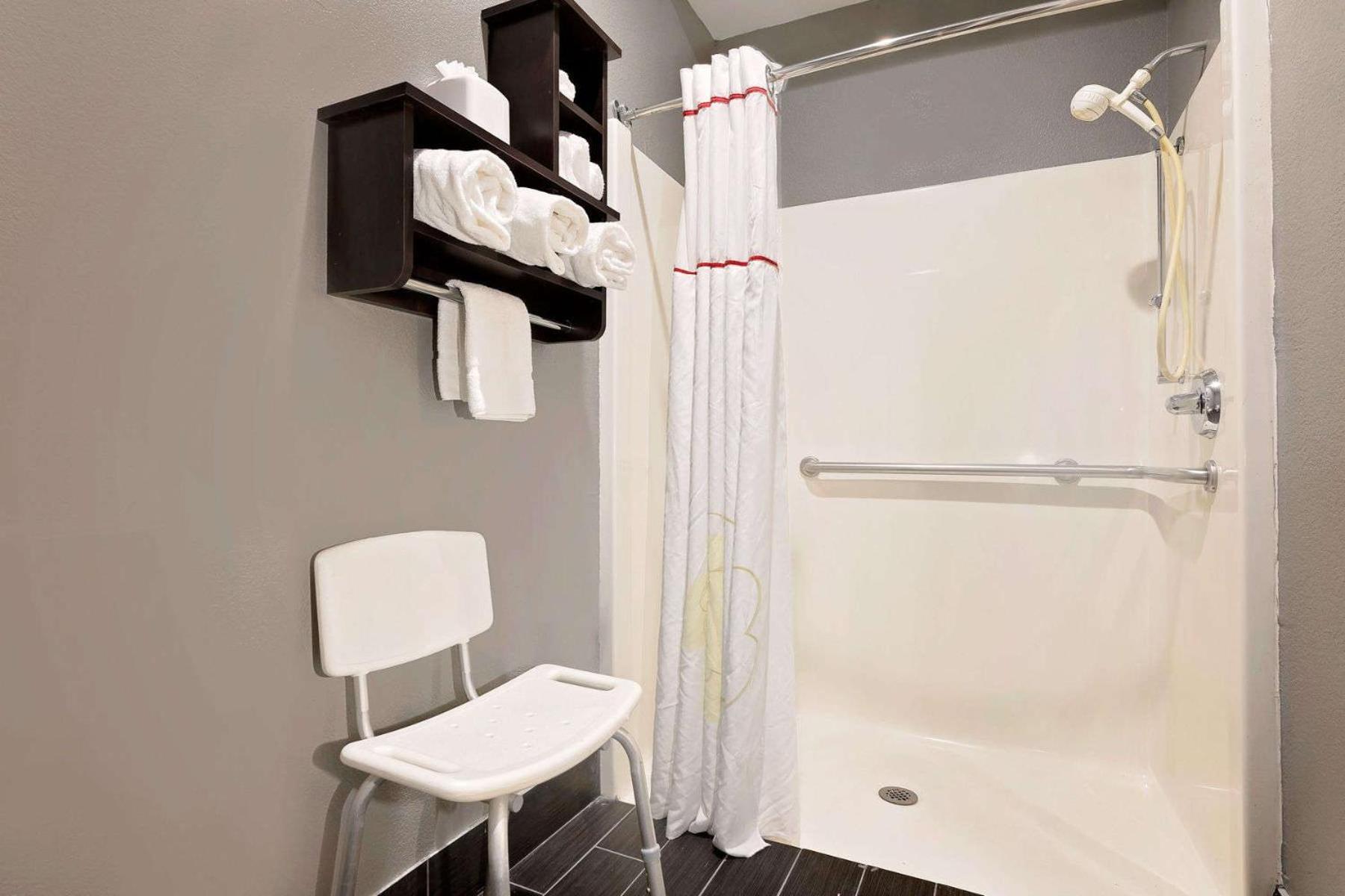 One-Bedroom King Studio Suite with Roll-In Shower - Mobility Accessible/Non-Smoking