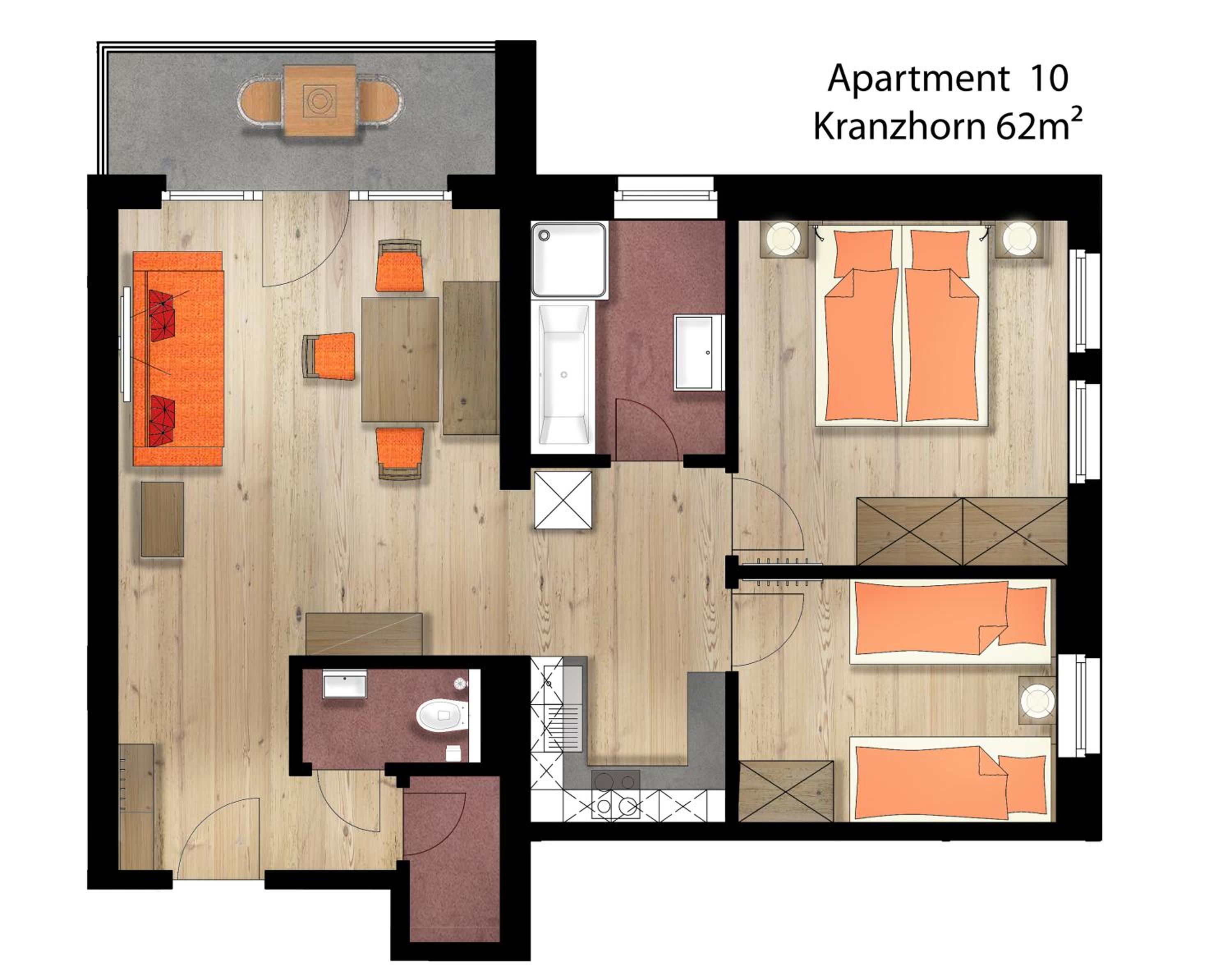 Two-Bedroom Apartment photo 3