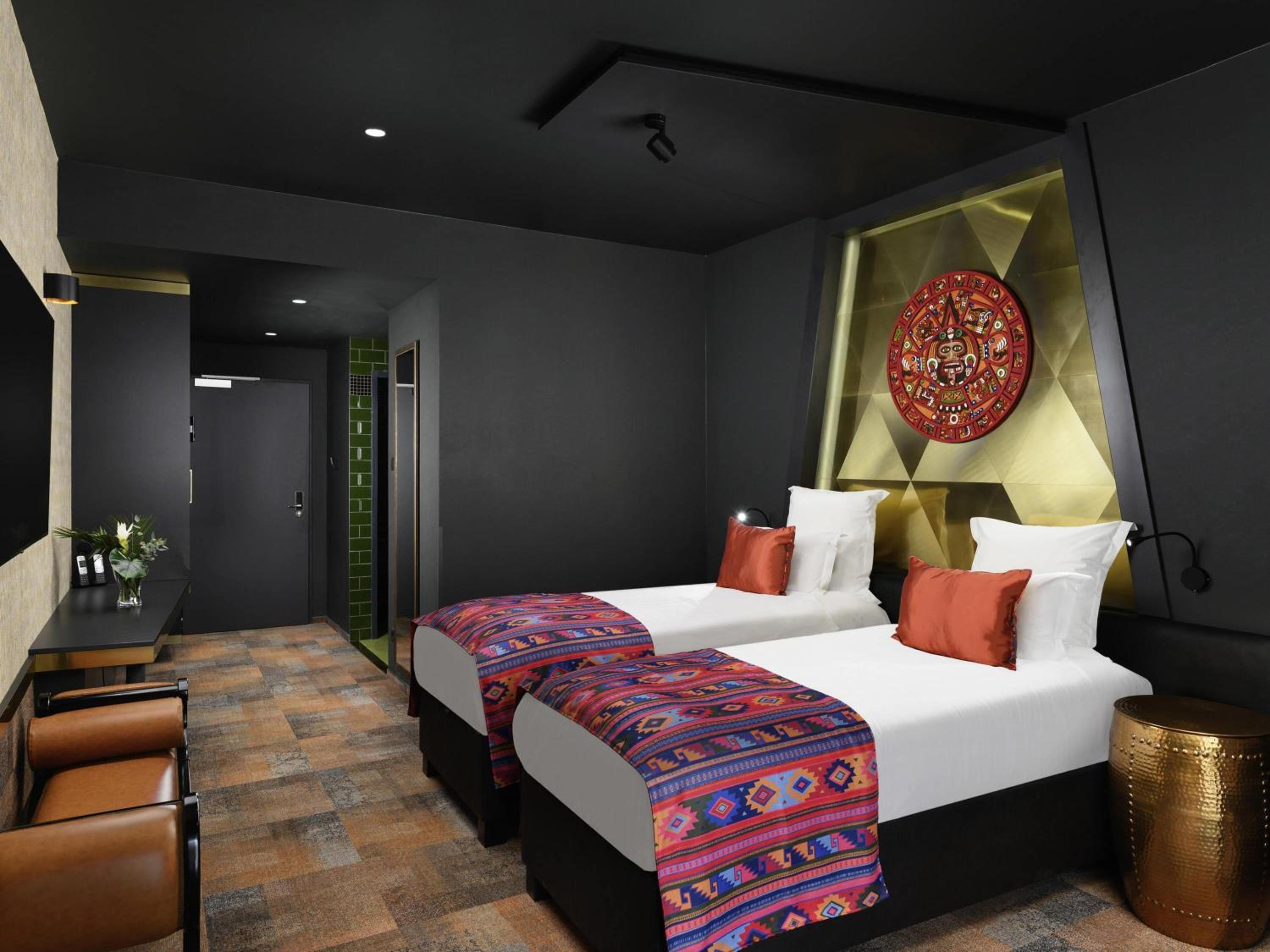 Premium Twin Room with Two Single Beds and Pool View