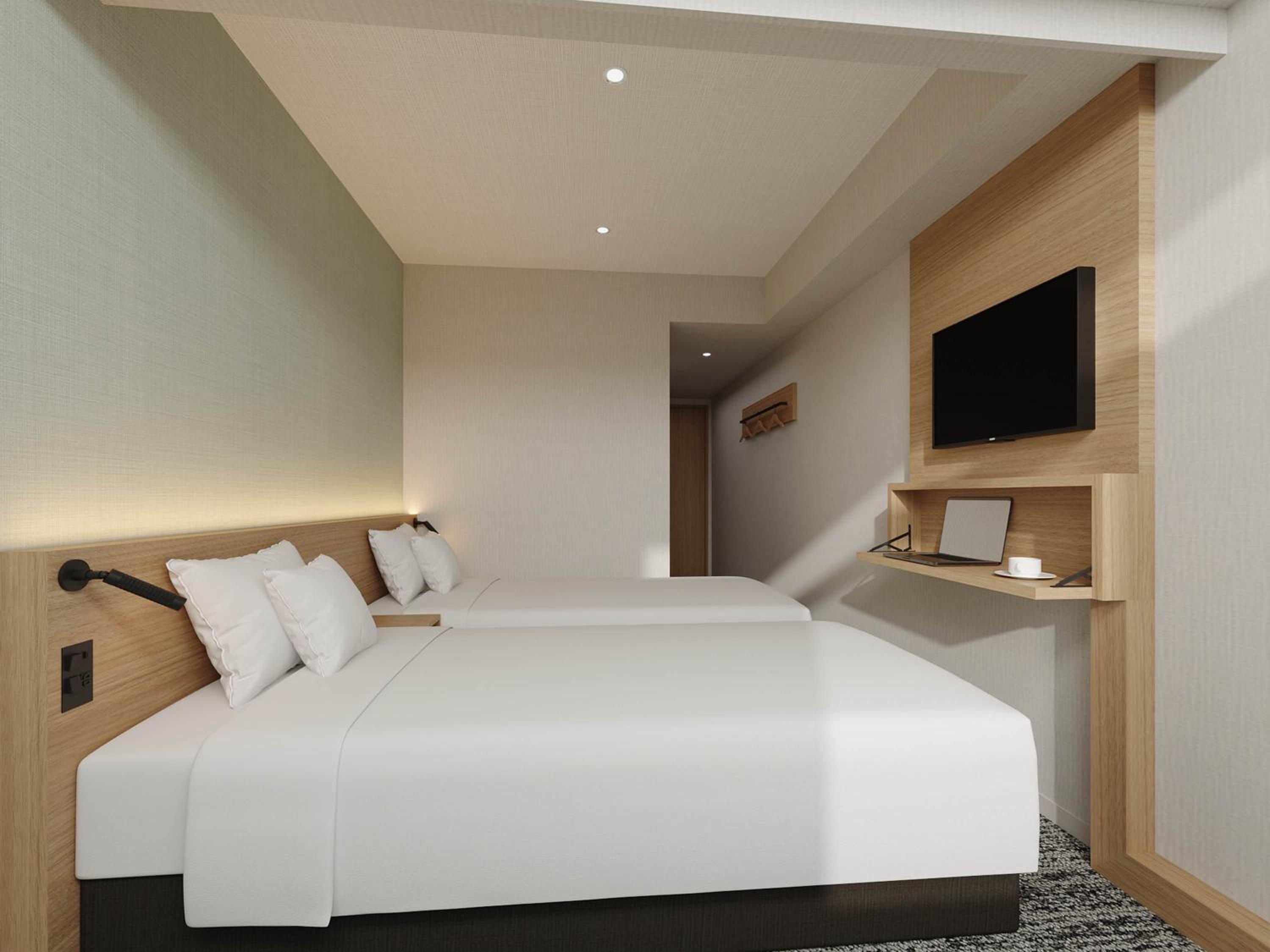 Urban Twin Room with Complimentary Breakfast