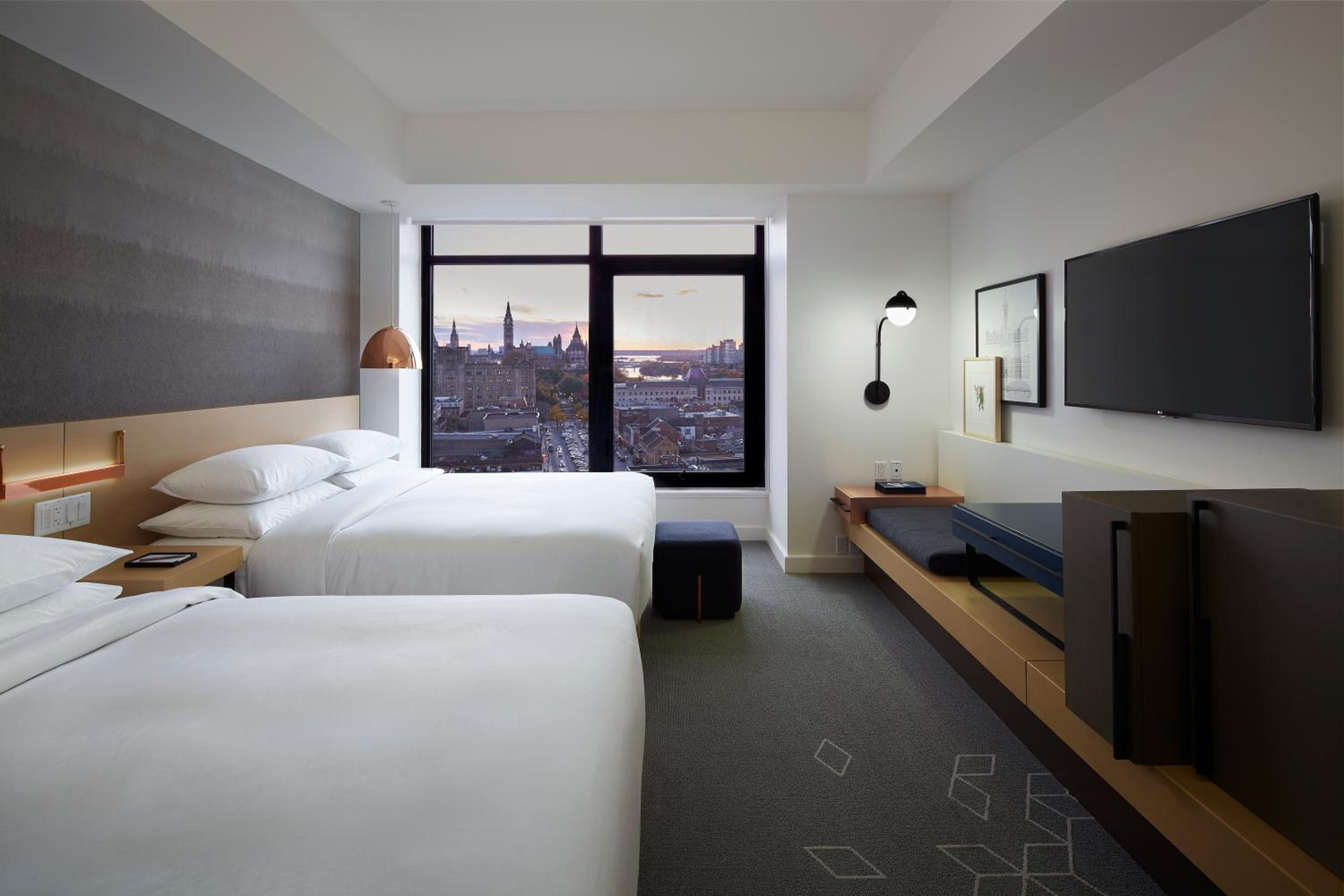 Queen Room with Two Queen Beds with Accessible Shower - Disability Access
