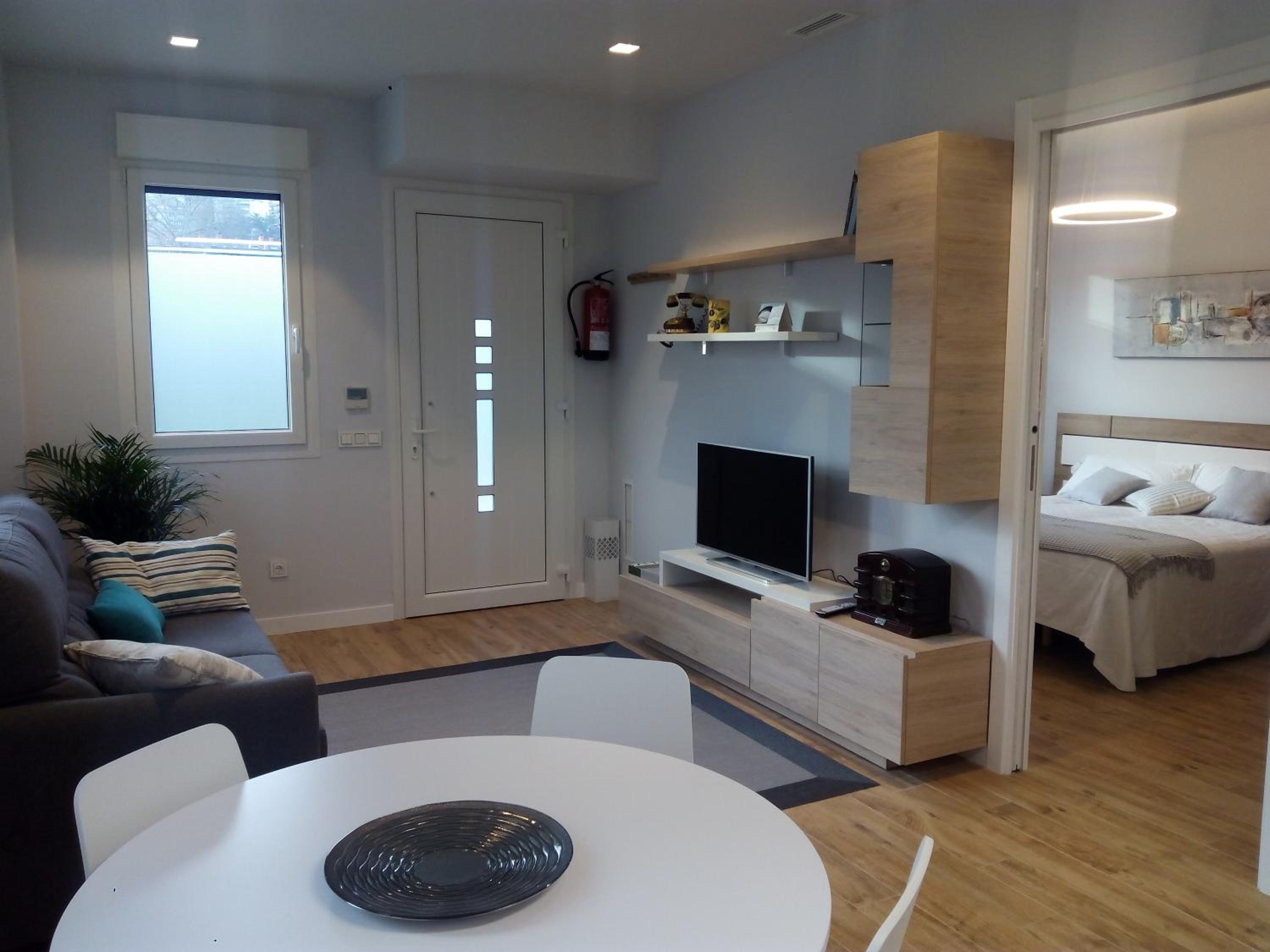Apartamento con vista al jardín