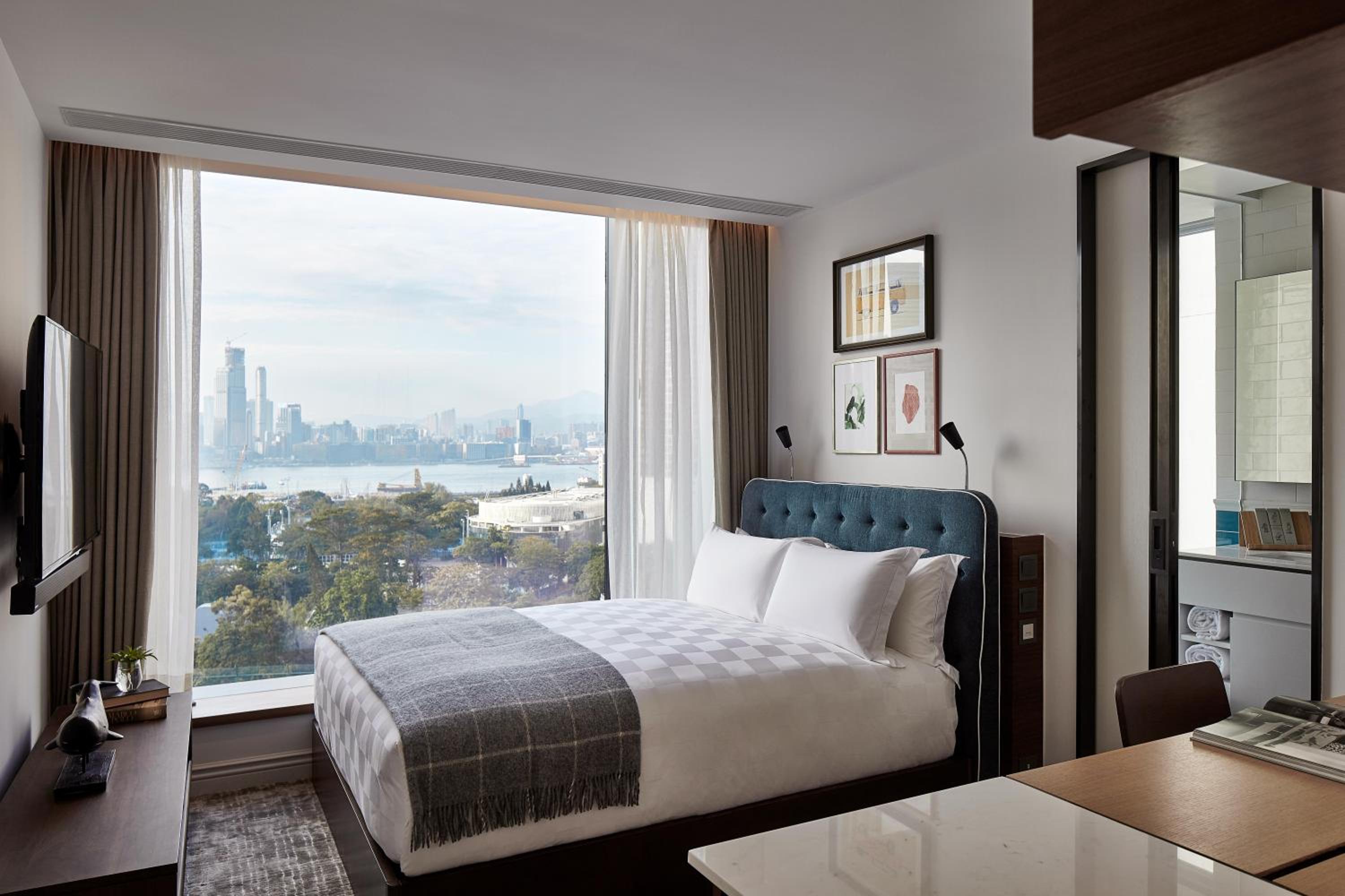 Corner Studio with Harbor View