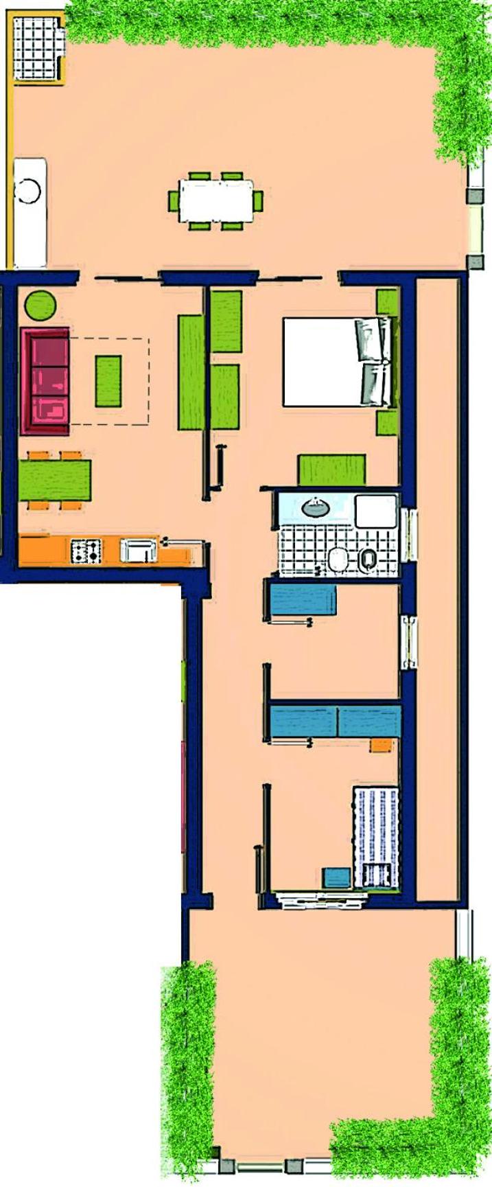 Two-Bedroom Apartment - Photo 2