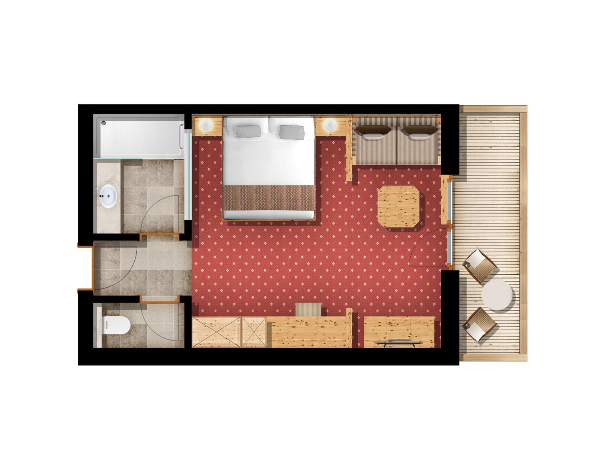 Superior Double Room with Balcony - Photo 5