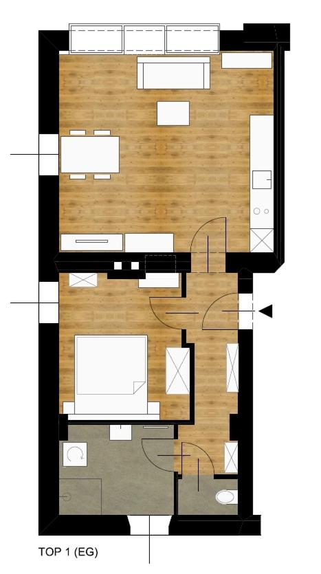 One-Bedroom Apartment photo 3