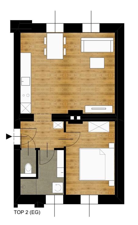 One-Bedroom Apartment photo 2