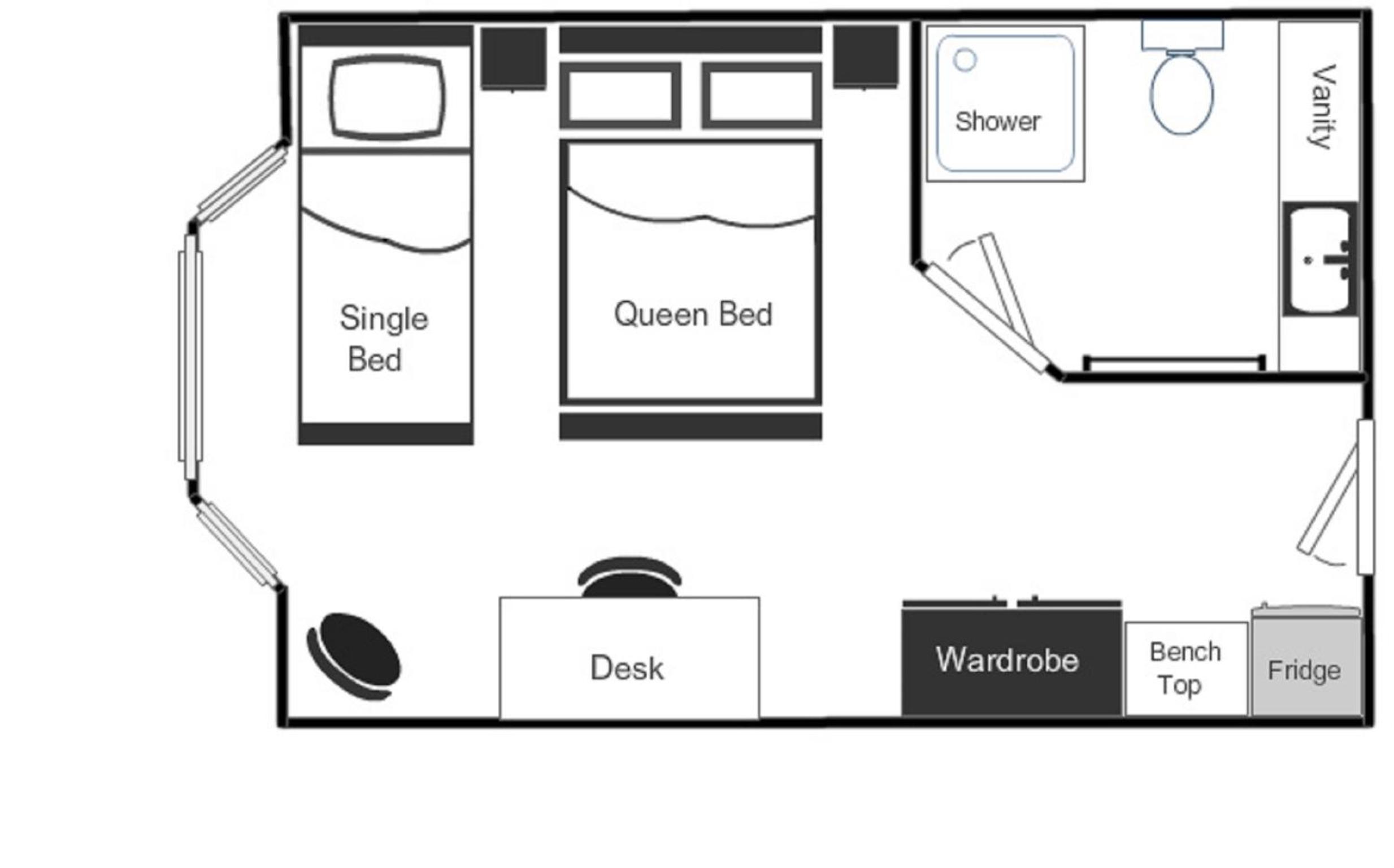 Double or Twin Room with Pool View photo 2