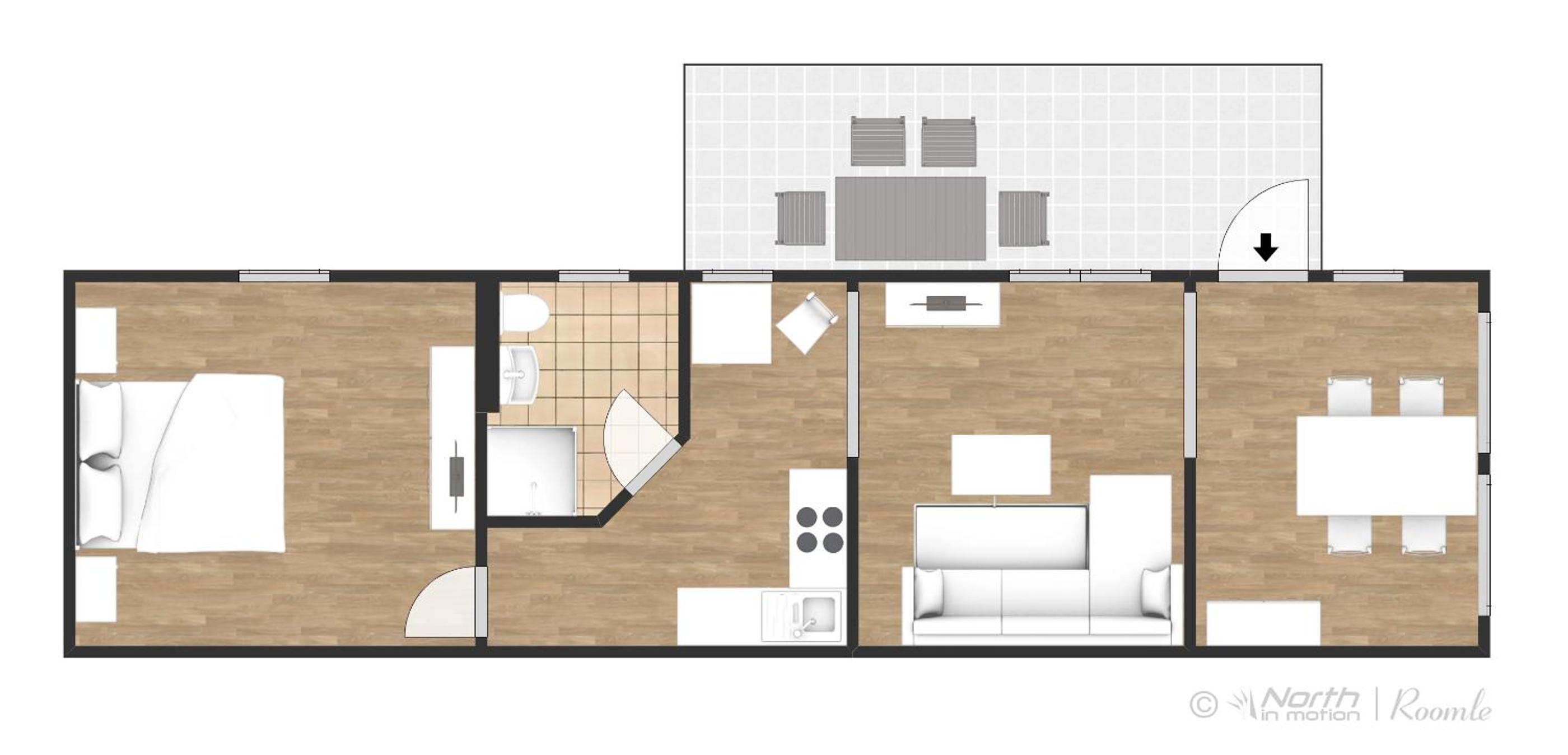 One-Bedroom Apartment photo 2