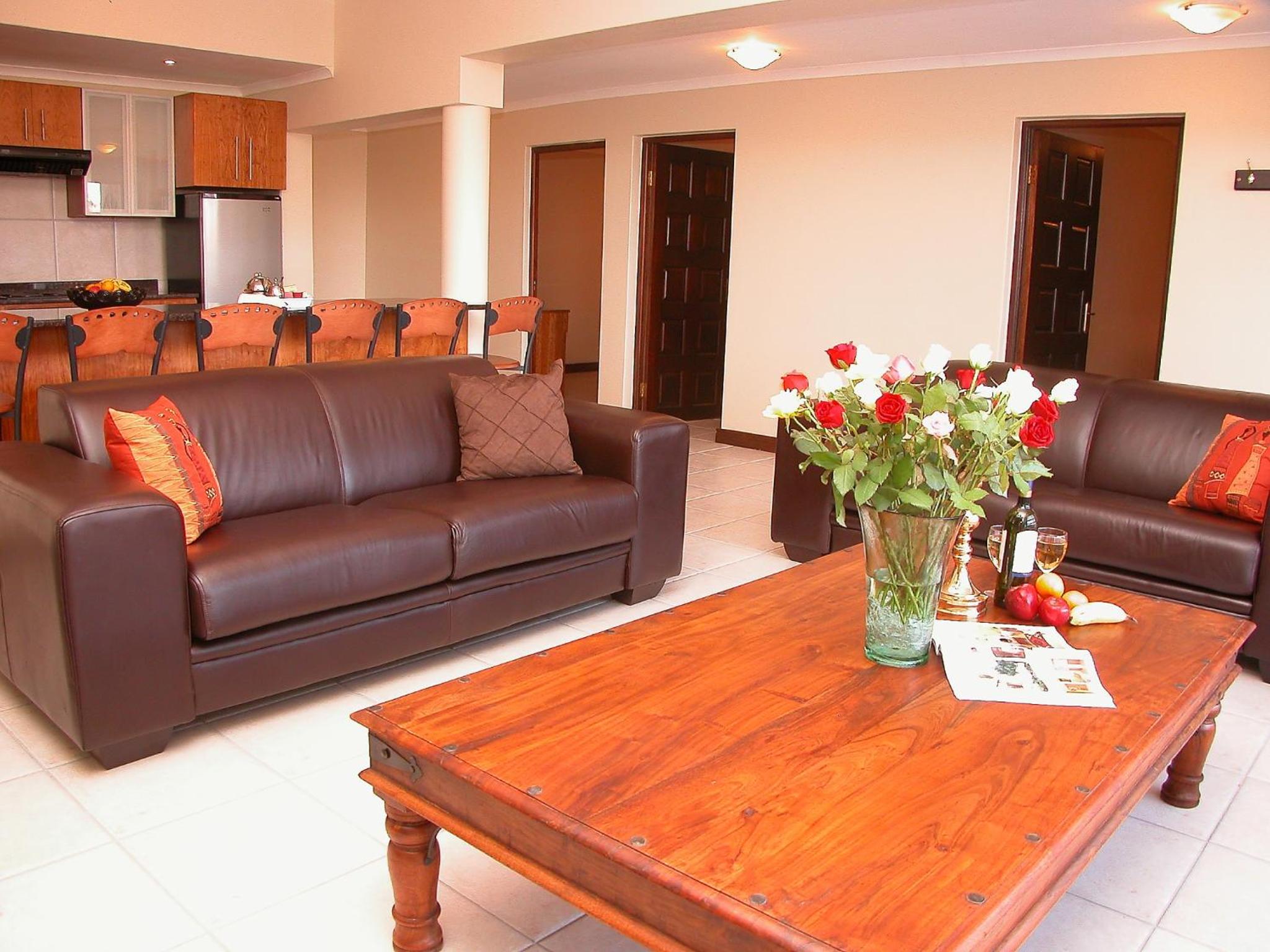 Three-Bedroom Apartment with Garden View