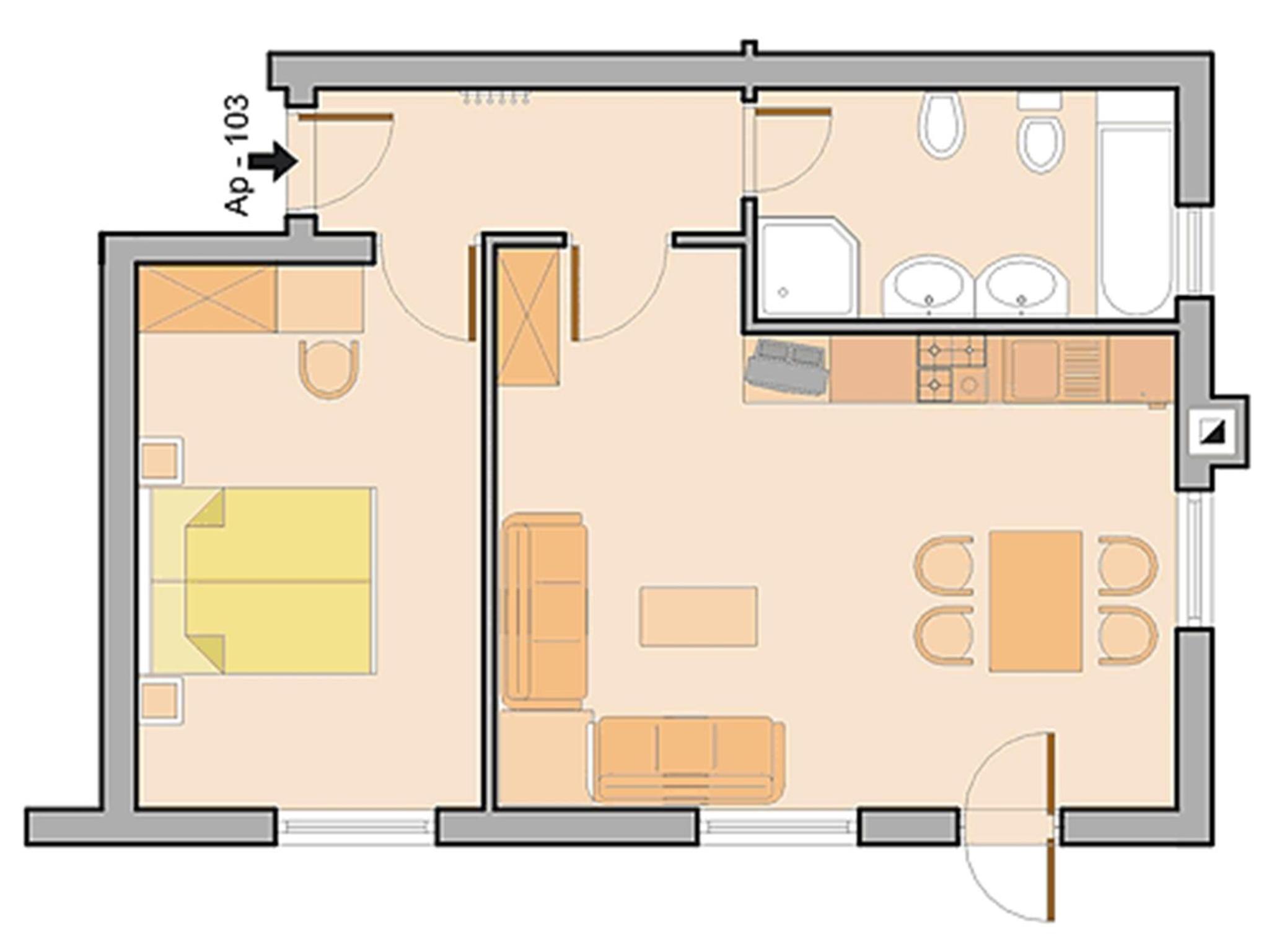 One-Bedroom Apartment